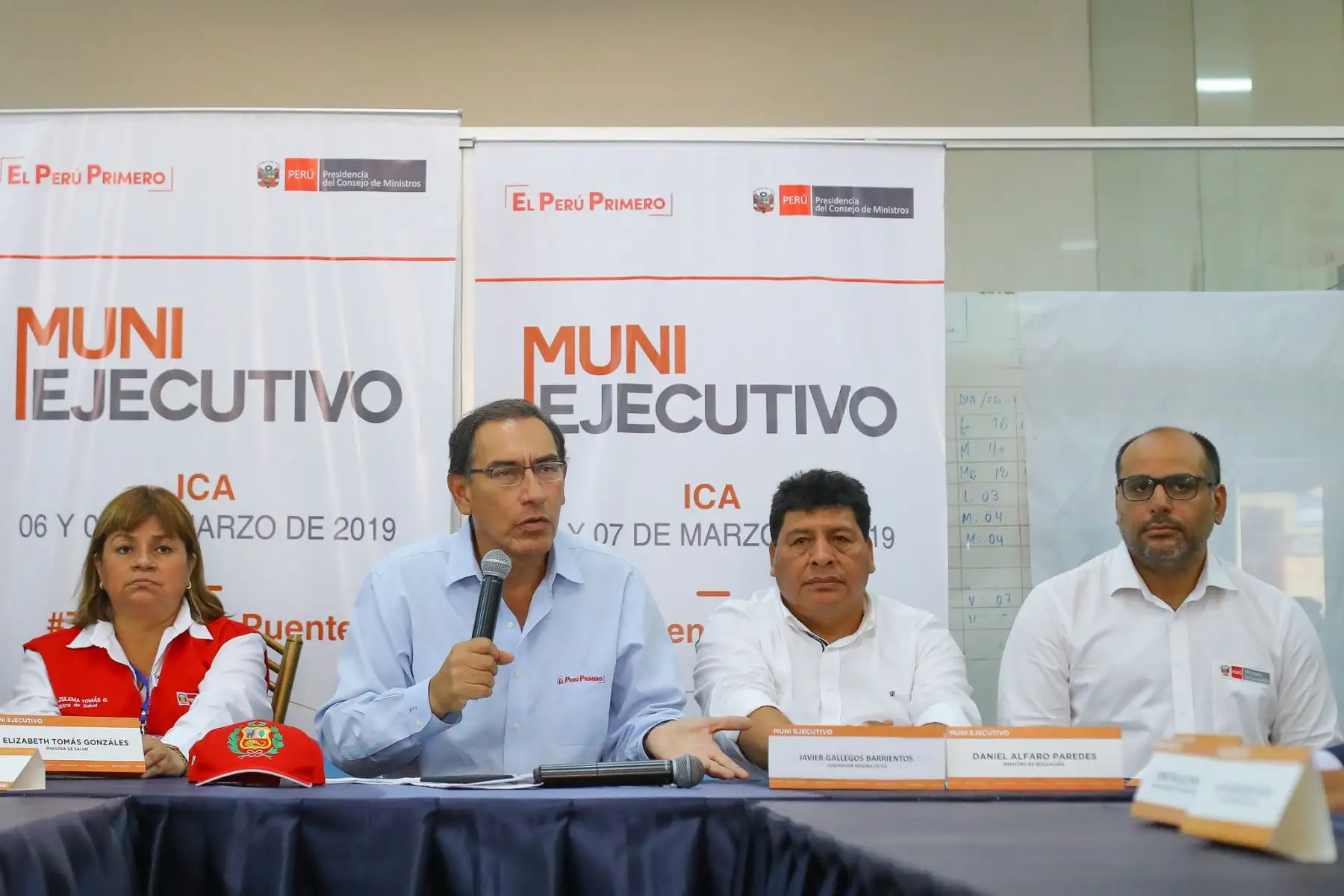 Presidente Martín Vizcarra lidera Muni Ejecutivo Ica Foto: ANDINA/Prensa Presidencia