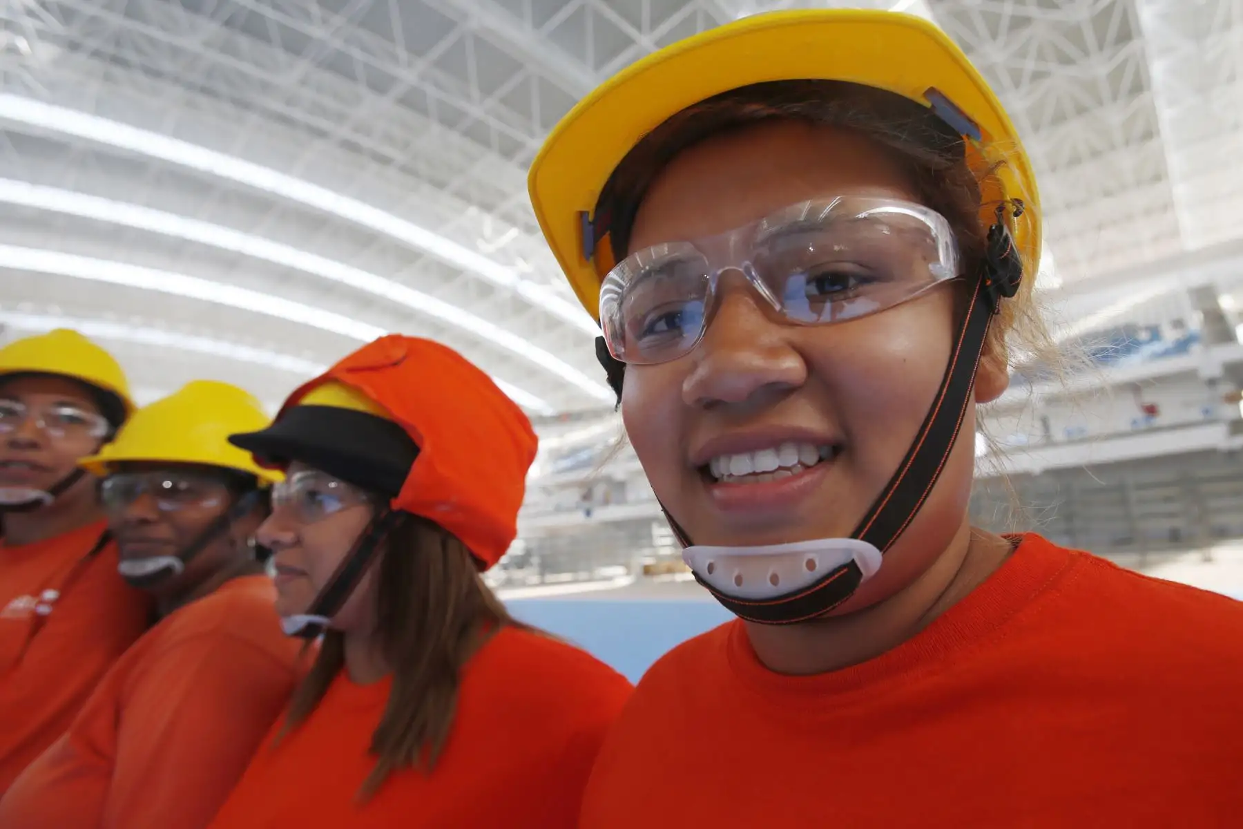 Panamericanos Lima 2019. Deportistas, ingenieras, arquitectas y obreras; mujeres todas, forman parte del Programa Lima 2019. Foto: ANDINA/Nathalie Sayago