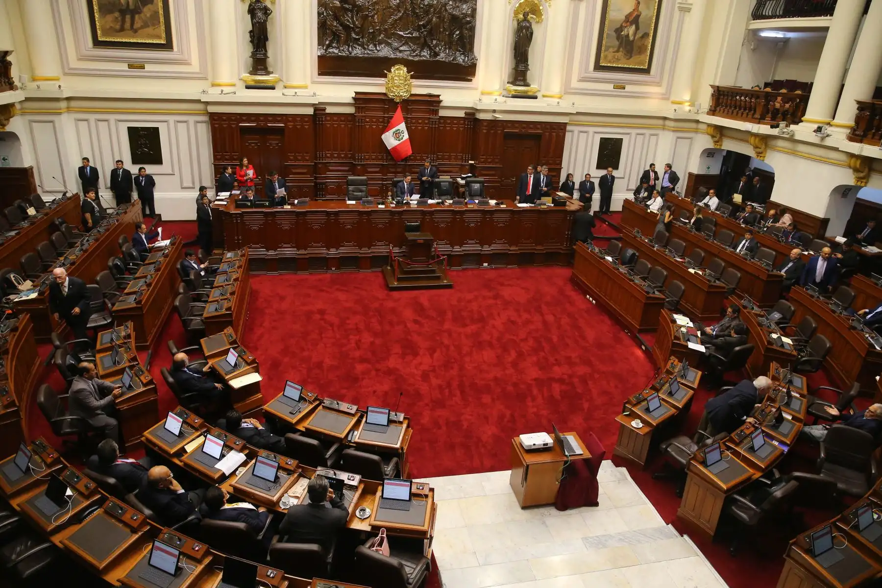 El Pleno del Congreso levantó la inmunidad de proceso al congresista Moisés Mamani, de Fuerza Popular. Foto: ANDINA/Vidal Tarqui