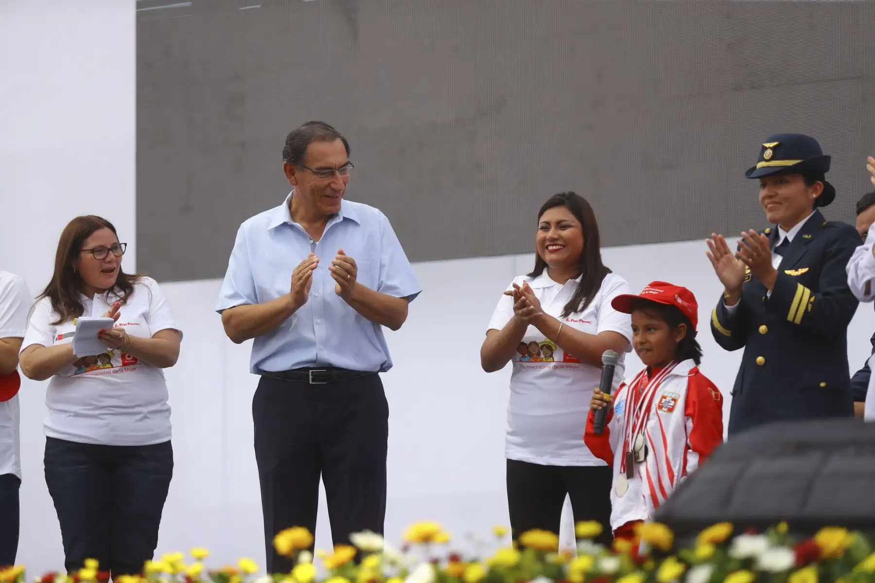 Presidente Vizcarra participa en ceremonia por el Día Internacional de la Mujer. Foto: ANDINA/ Prensa Presidencia