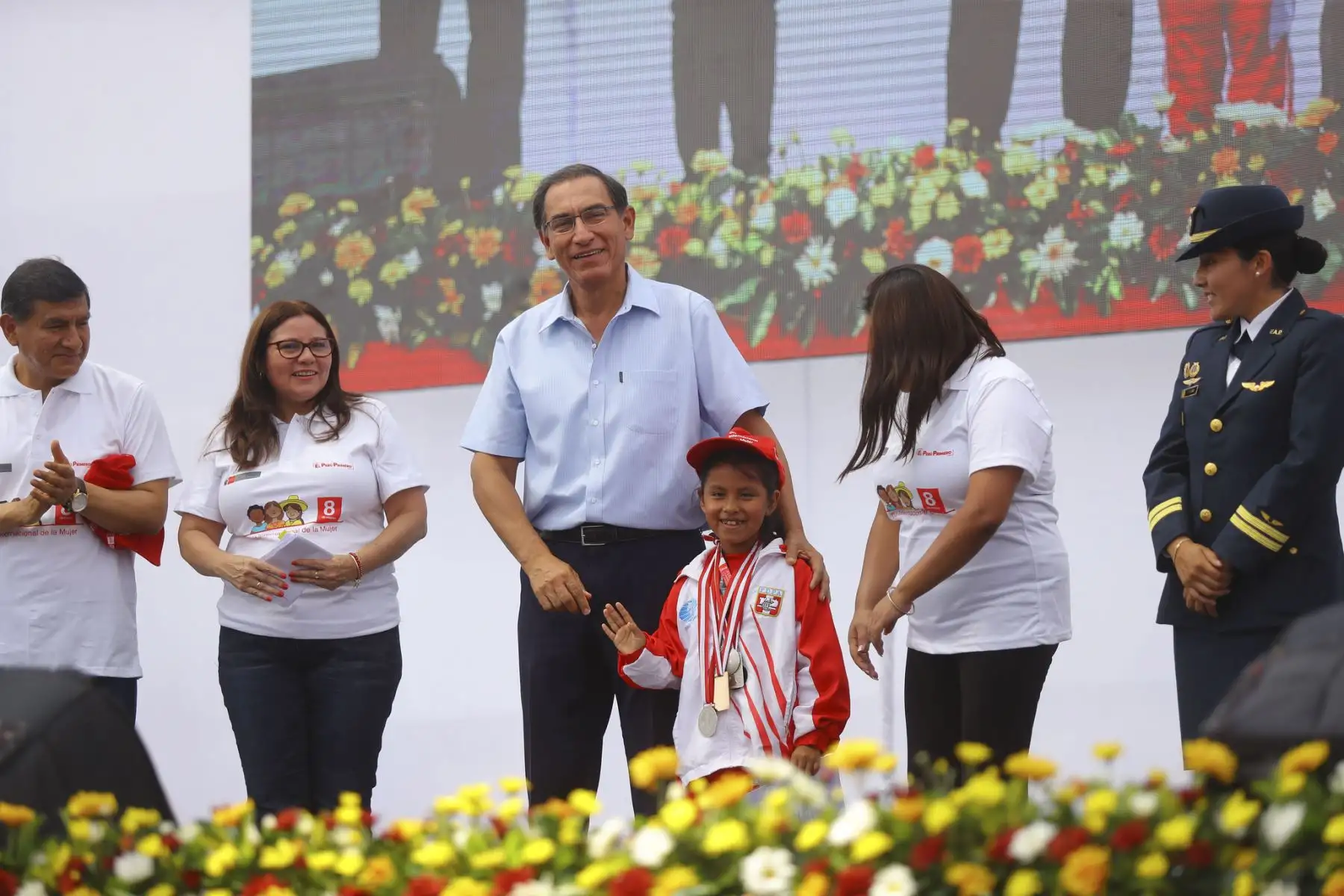 Presidente Vizcarra participa en ceremonia por el Día Internacional de la Mujer. Foto: ANDINA/ Prensa Presidencia