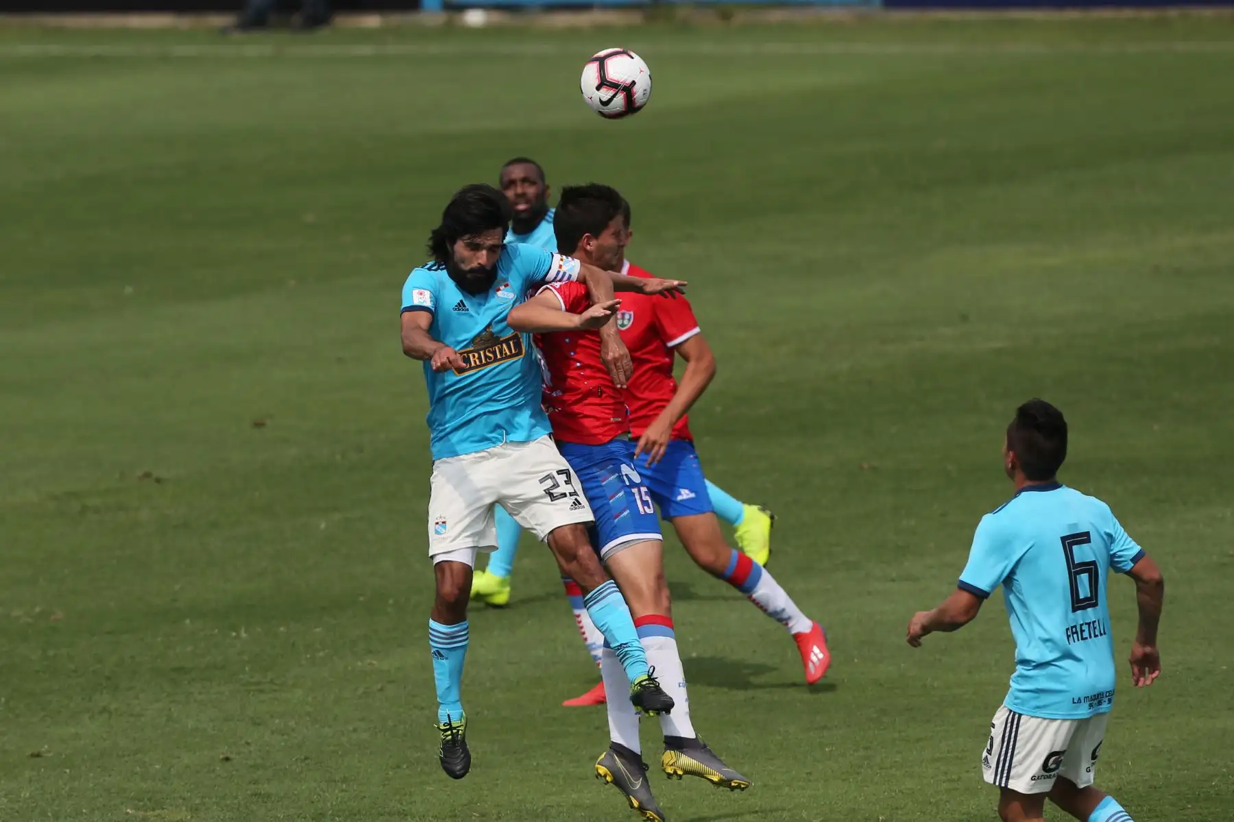 Sporting Cristal ganò 1-0 al Unión Comercio en el torneo apertura, en el Estadio Alberto Gallardo. Foto: ANDINA/ Jhony Laurente