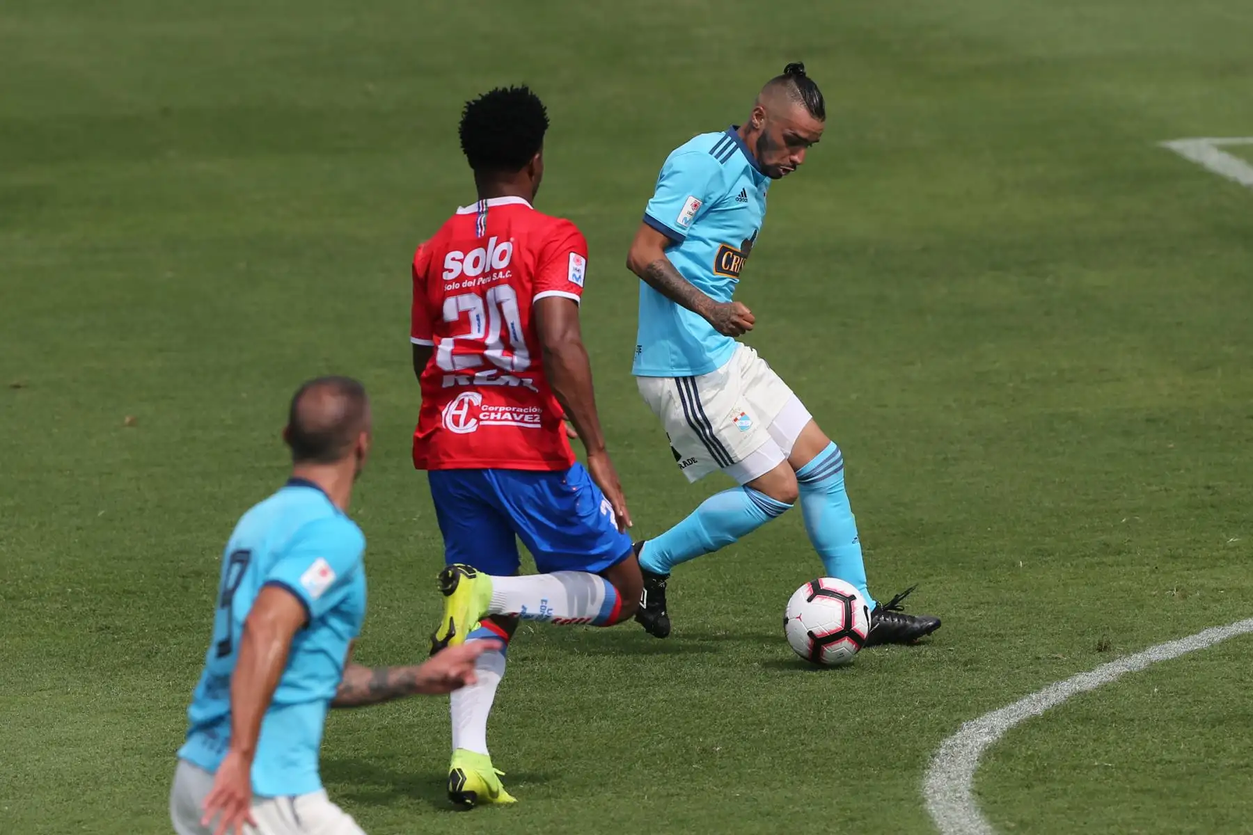 Sporting Cristal ganò 1-0 al Unión Comercio en el torneo apertura, en el Estadio Alberto Gallardo. Foto: ANDINA/ Jhony Laurente
