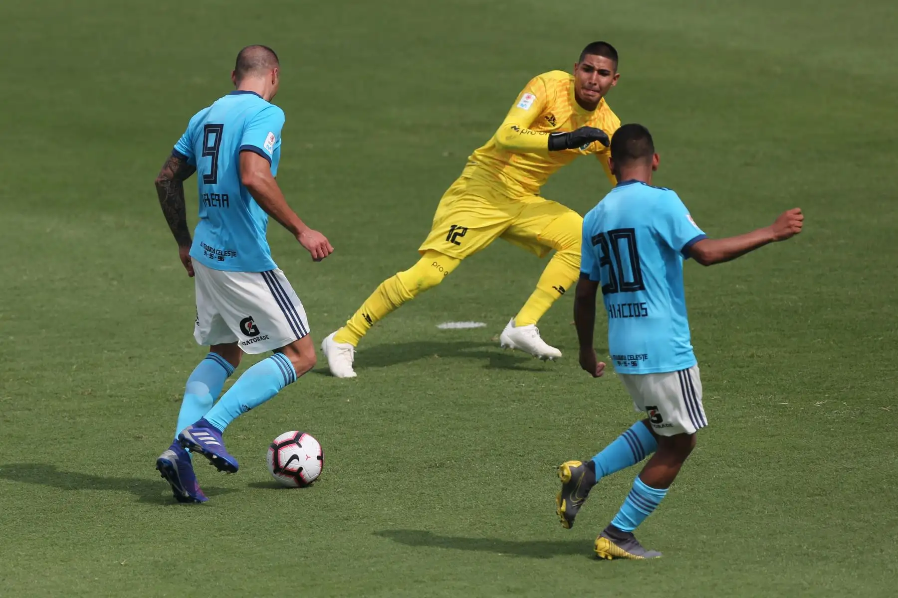 Sporting Cristal ganò 1-0 al Unión Comercio en el torneo apertura, en el Estadio Alberto Gallardo. Foto: ANDINA/ Jhony Laurente