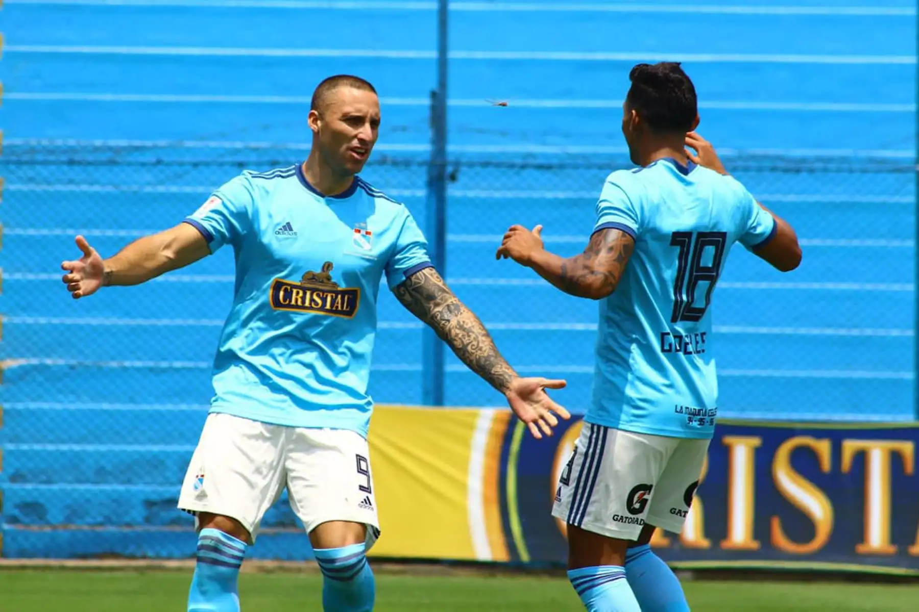 Sporting Cristal ganò 1-0 al Unión Comercio en el torneo apertura, en el Estadio Alberto Gallardo. Foto: ANDINA/ Jhony Laurente