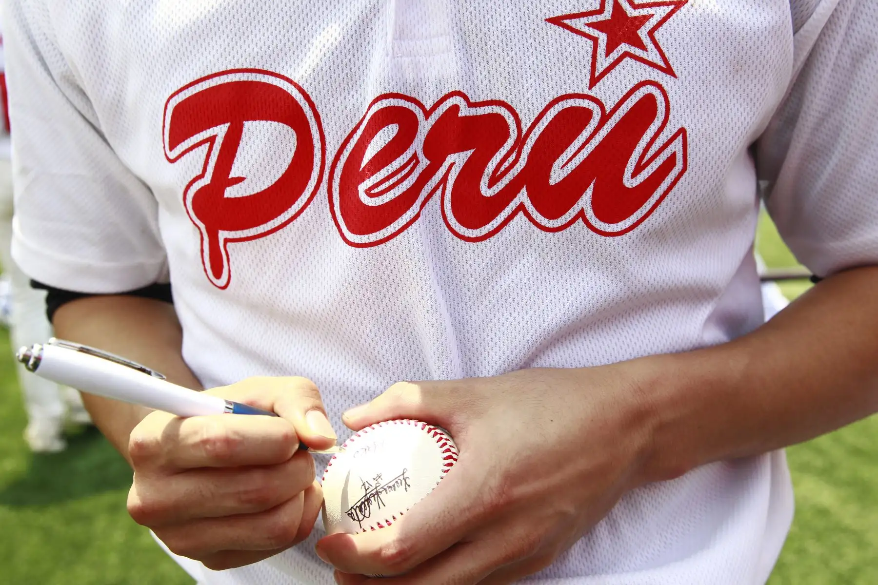Integrantes de la selección de béisbol aprovecharon la entrega del estadio para llevar a cabo su primer entrenamiento oficial , donde se disputará los Juegos Panamericanos 2019.Foto: ANDINA/Eddy Ramos
