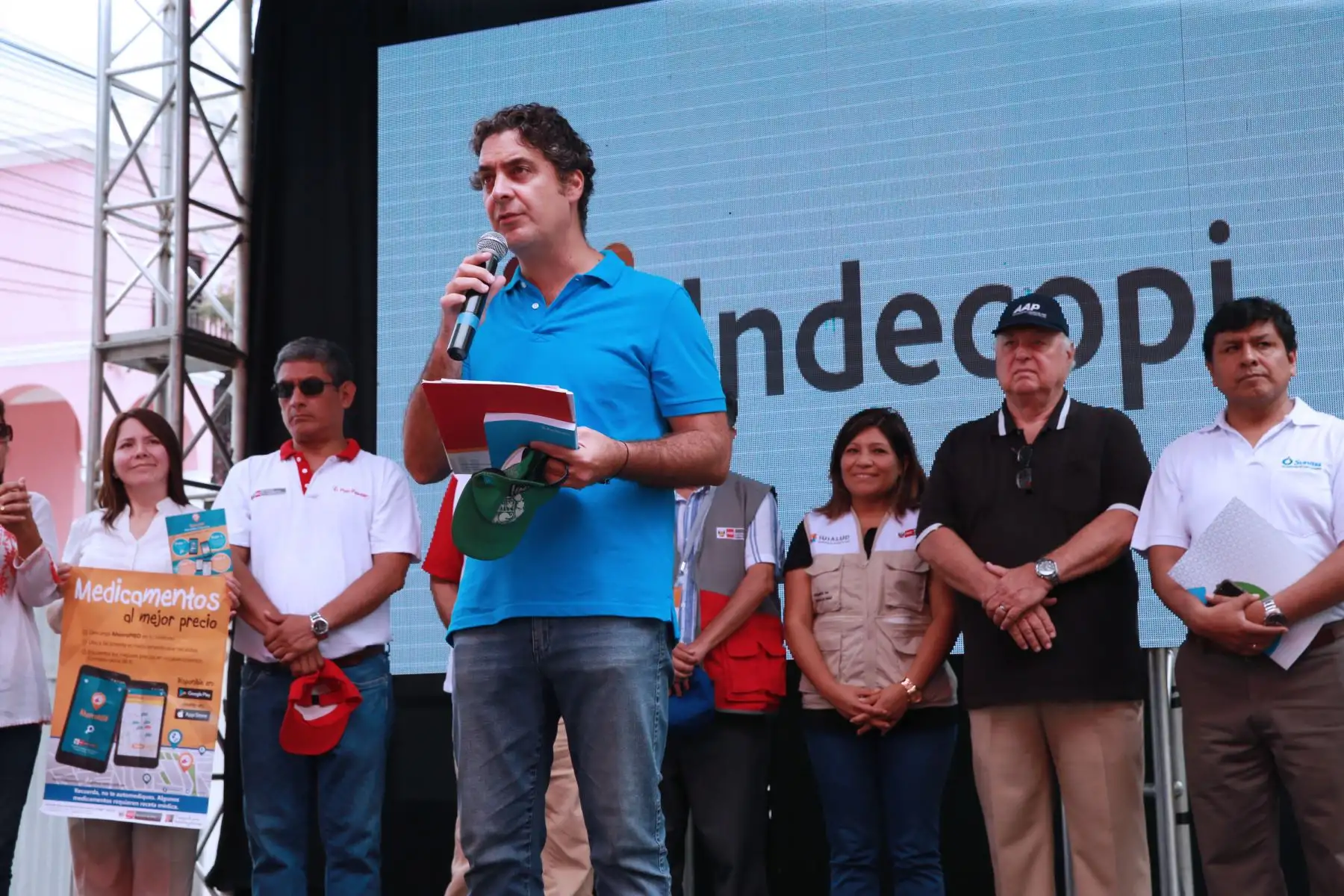 Presidente del Consejo Directivo del Indecopi, Ivo Gagliuffi. ANDINA/Norman Córdova