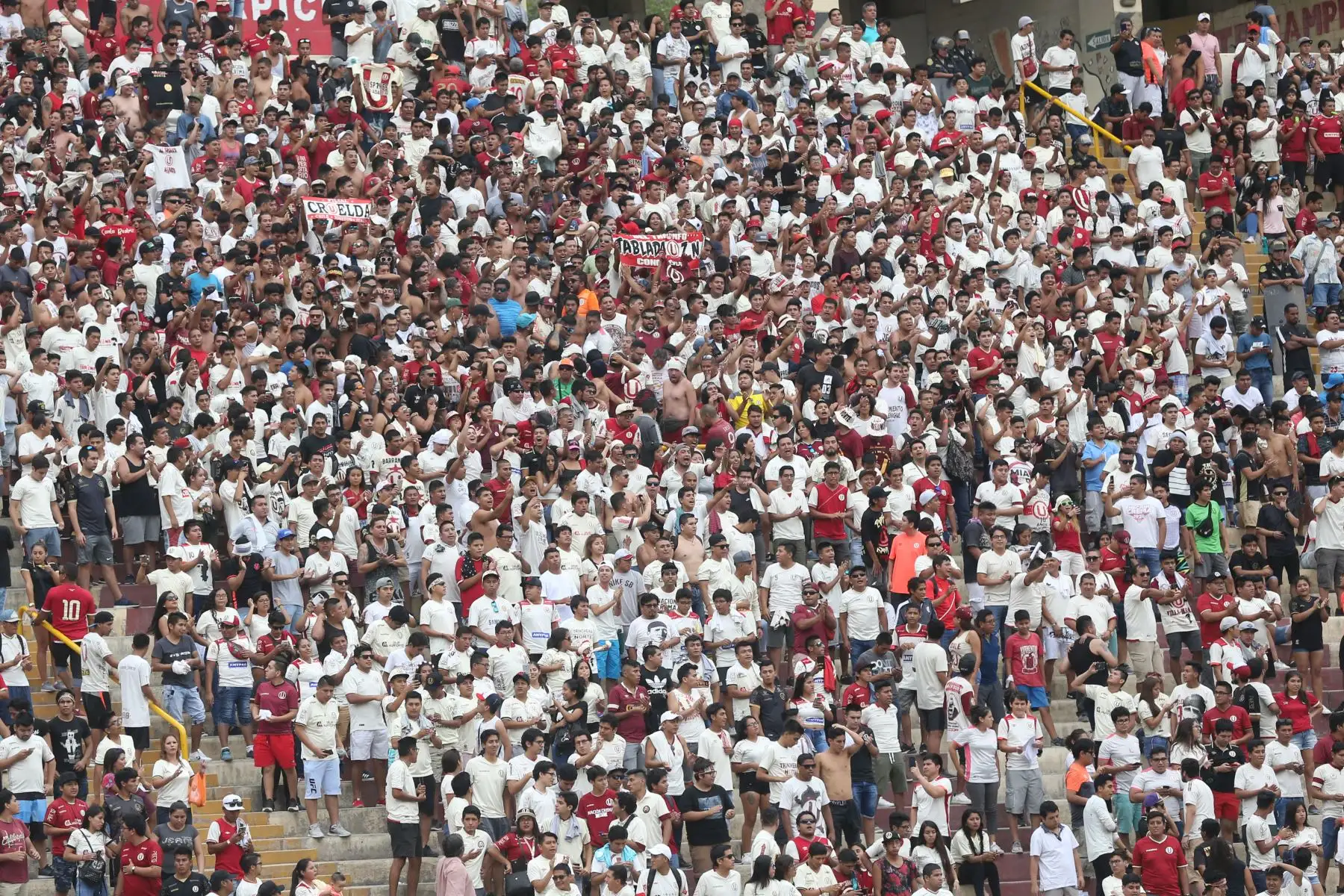 Partido de la cuarta jornada del Torneo Apertura de la Liga 1, entre Universitario de Deportes vs Carlos A. Manucci en el estadio Monumental. Foto:ANDINA/ Jhony Laurente