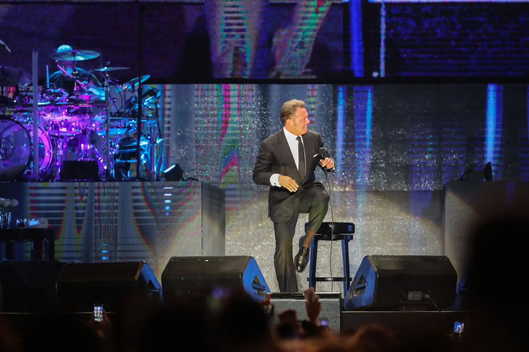 Luis Miguel se presenta en concierto en el Jockey Club. Foto: ANDINA/Andrés Valle