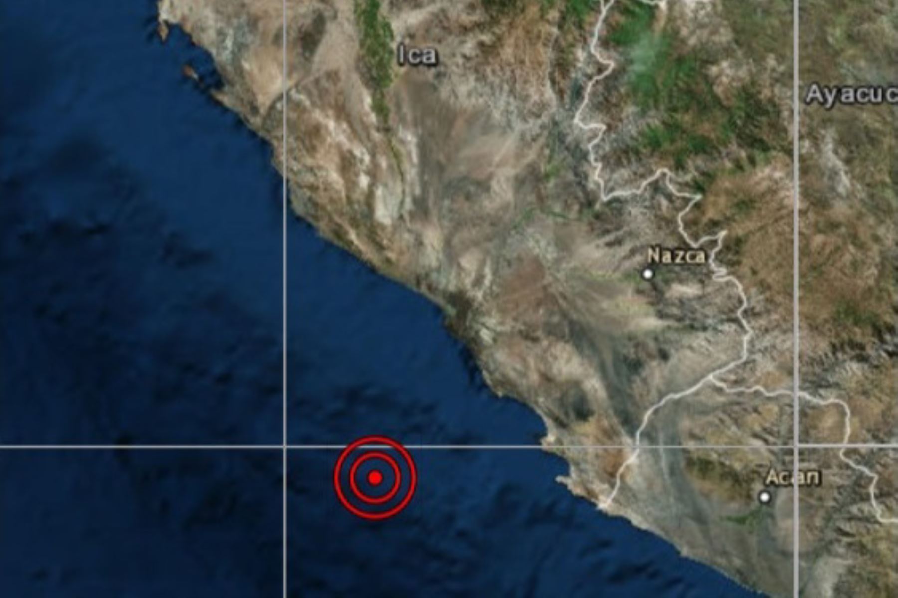 Sismo de magnitud 4 se registró en el distrito de Marcona, región Ica. Foto: ANDINA/Difusión