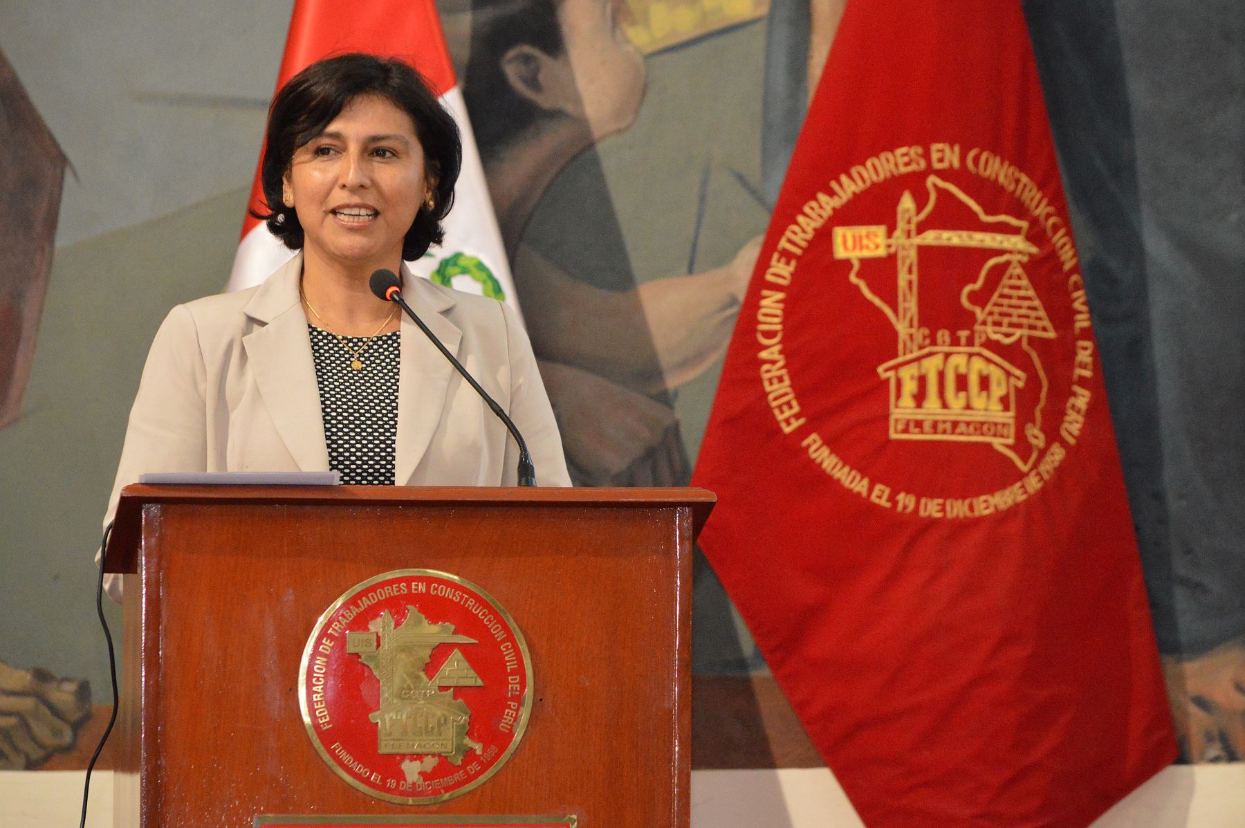 Ministra de Trabajo y Promoción del Empleo, Sylvia Cáceres. ANDINA/archivo