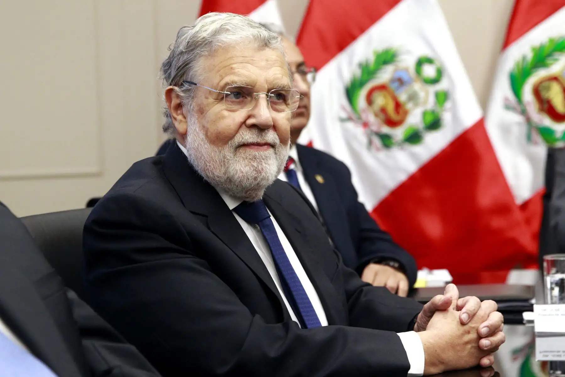 Presidente del Tribunal Constitucional, Ernesto Blume participa en la instalación de la Comisión Especial  de la Junta Nacional de Justicia. Foto: ANDINA/Eddy Ramos