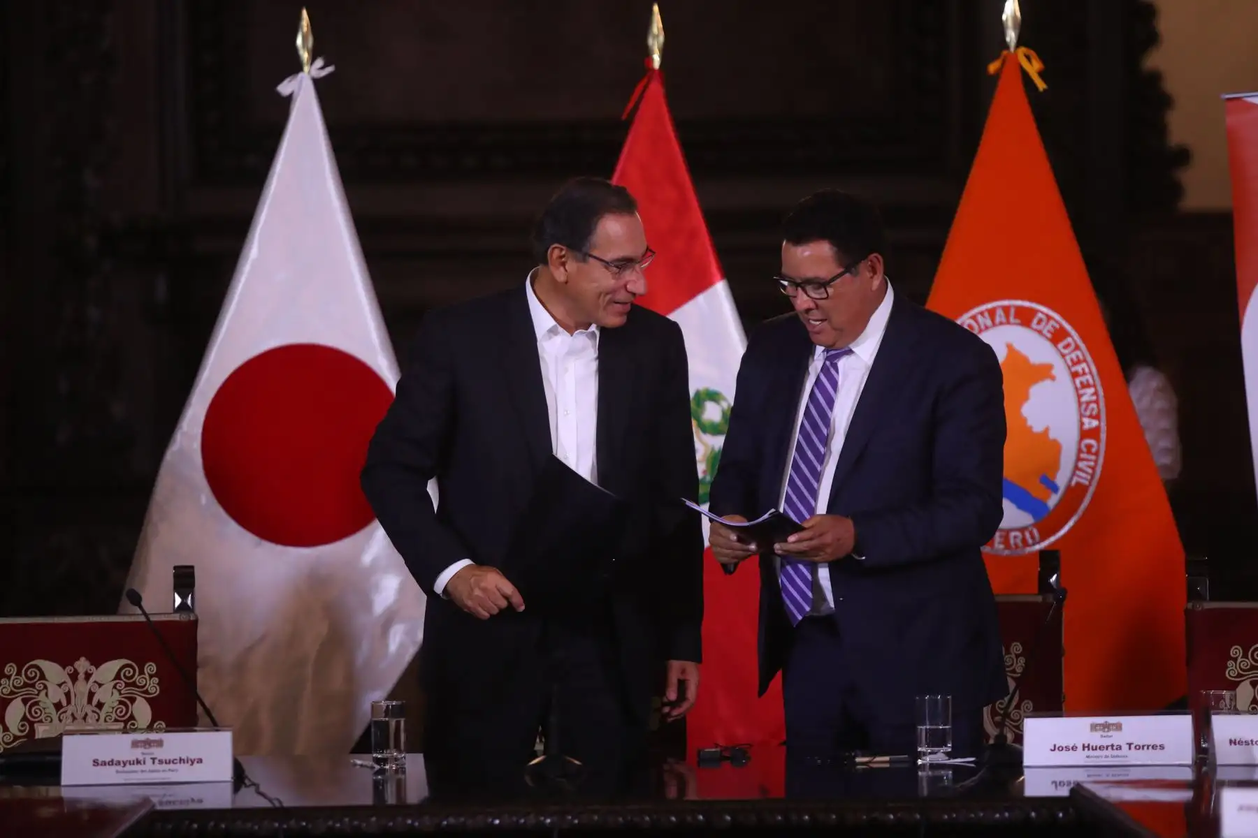 Jefe de Estado participó en Encuentro Sobre Gestión de Desastres Naturales y Alerta Temprana en Palacio de Gobierno. Foto: ANDINA/Prensa Presidencia