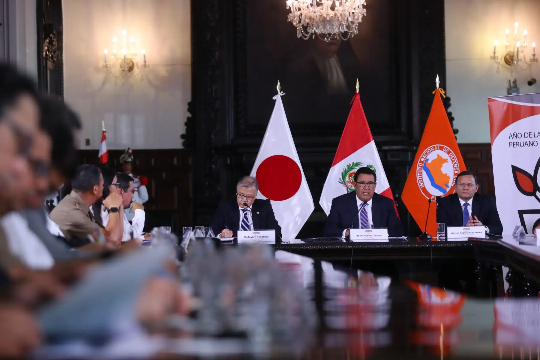 Jefe de Estado participó en Encuentro Sobre Gestión de Desastres Naturales y Alerta Temprana en Palacio de Gobierno. Foto: ANDINA/Prensa Presidencia