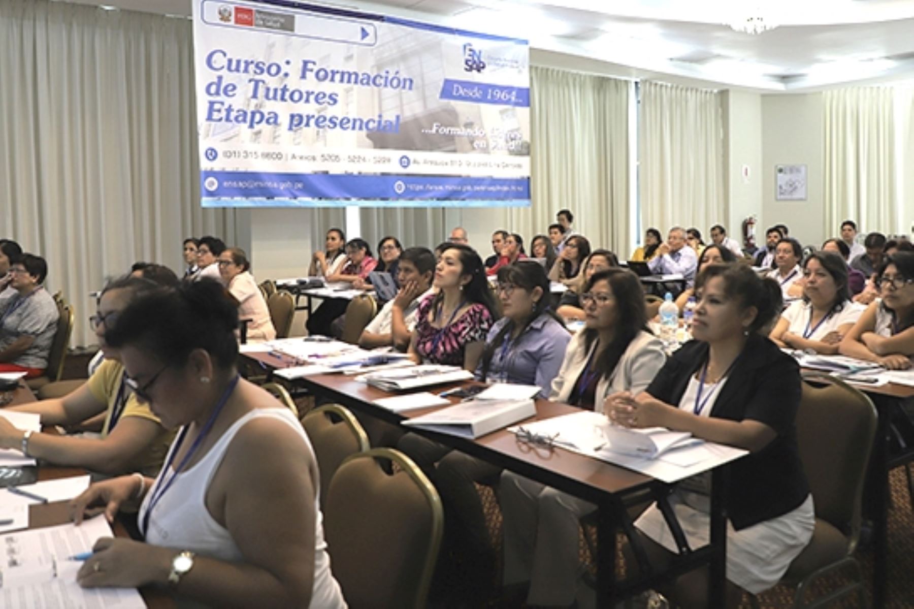 Minsa realiza el primer Programa de Formación de Tutores en Lima. Foto: ANDINA/Difusión.