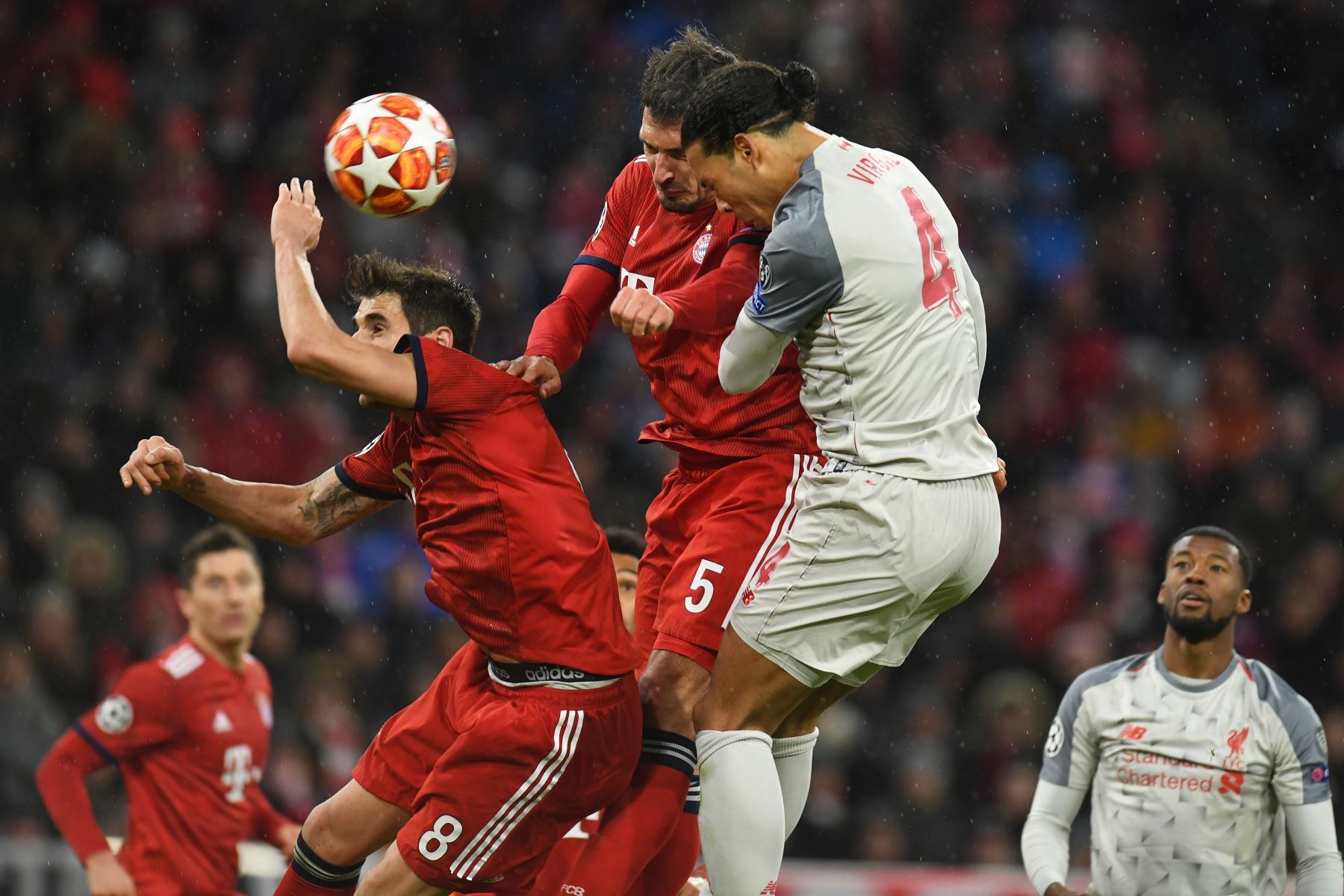 Bayern pierde 3 a 1 con el Liverpool por la Champions League. Foto: AFP