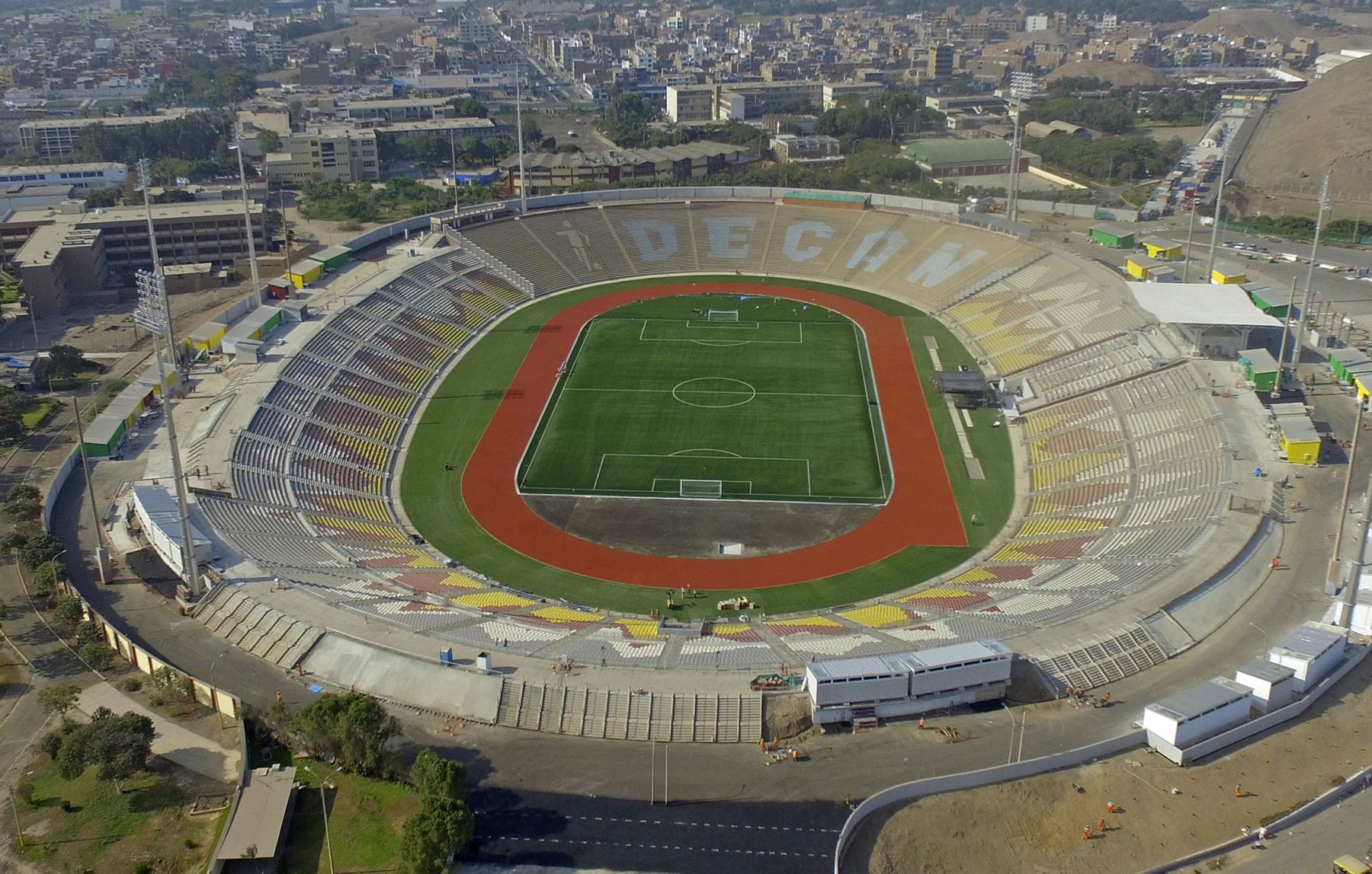 13/03/2019   Lima 2019 entrega el remodelado estadio de San Marcos a la Federación Peruana de Fútbol. Foto: ANDINA/Panamericanos Lima 2019.