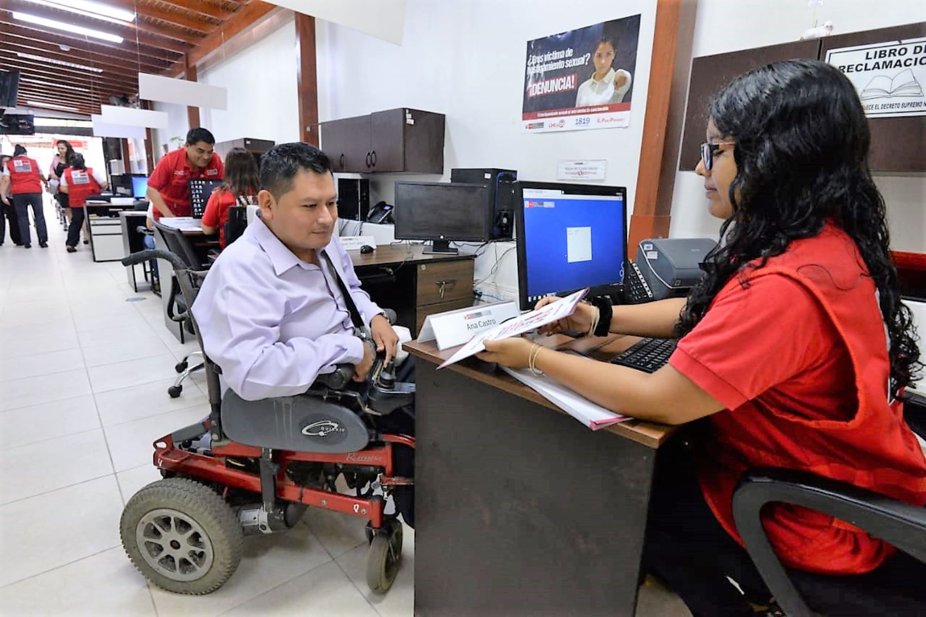 Servicio ALEGRA del Ministerio de Justicia atenderá en el local de Conadis a personas con discapacidad gracias a convenio entre MIMP y Minjusdh.