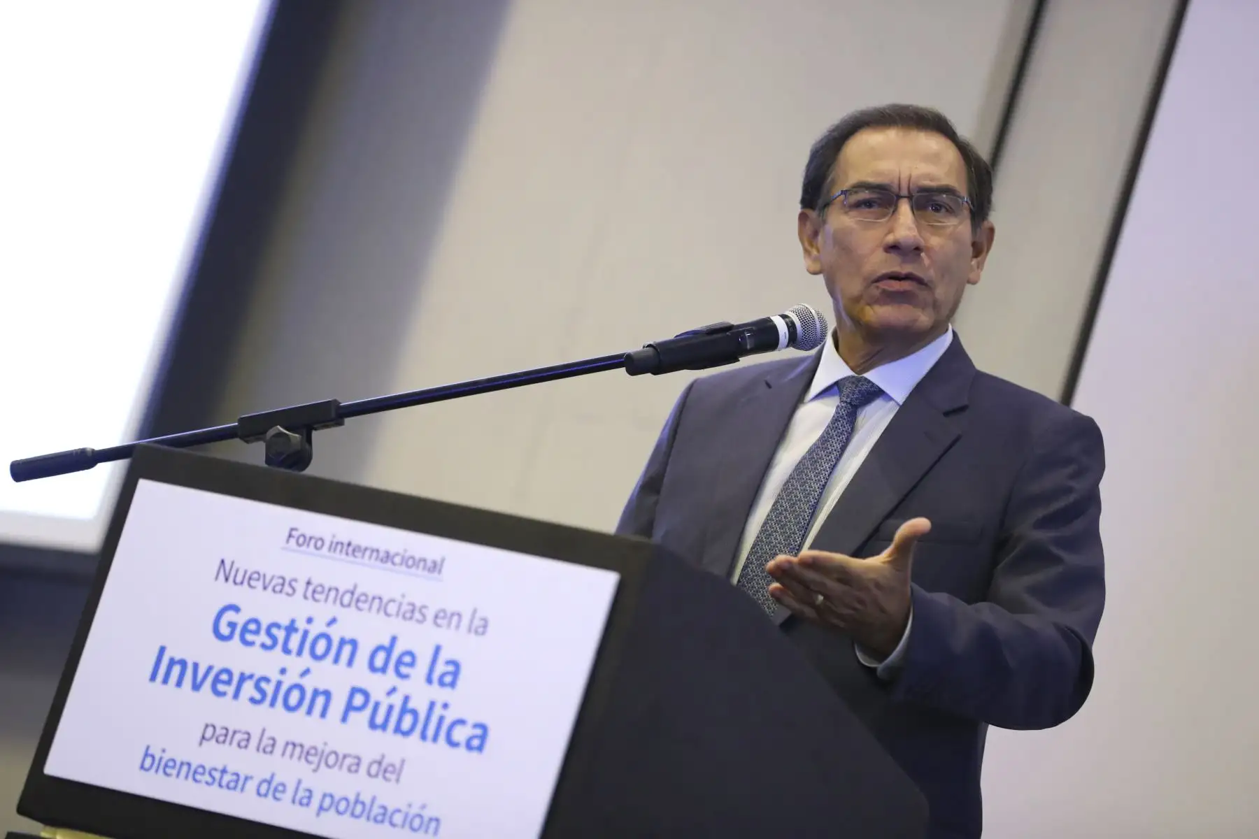 Mandatario inaugura  Seminario Internacional "Nuevas tendencias en la gestión de la inversión pública para la mejora del bienestar de la población". Foto: ANDINA/ Prensa Presidencia/ Andres Valle