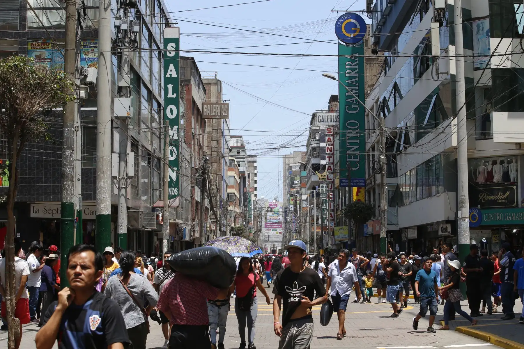 Emporio comercial de Gamarra abre nuevamente después del cumplimiento de cierre por 72 horas. Foto: ANDINA/Nathalie Sayago