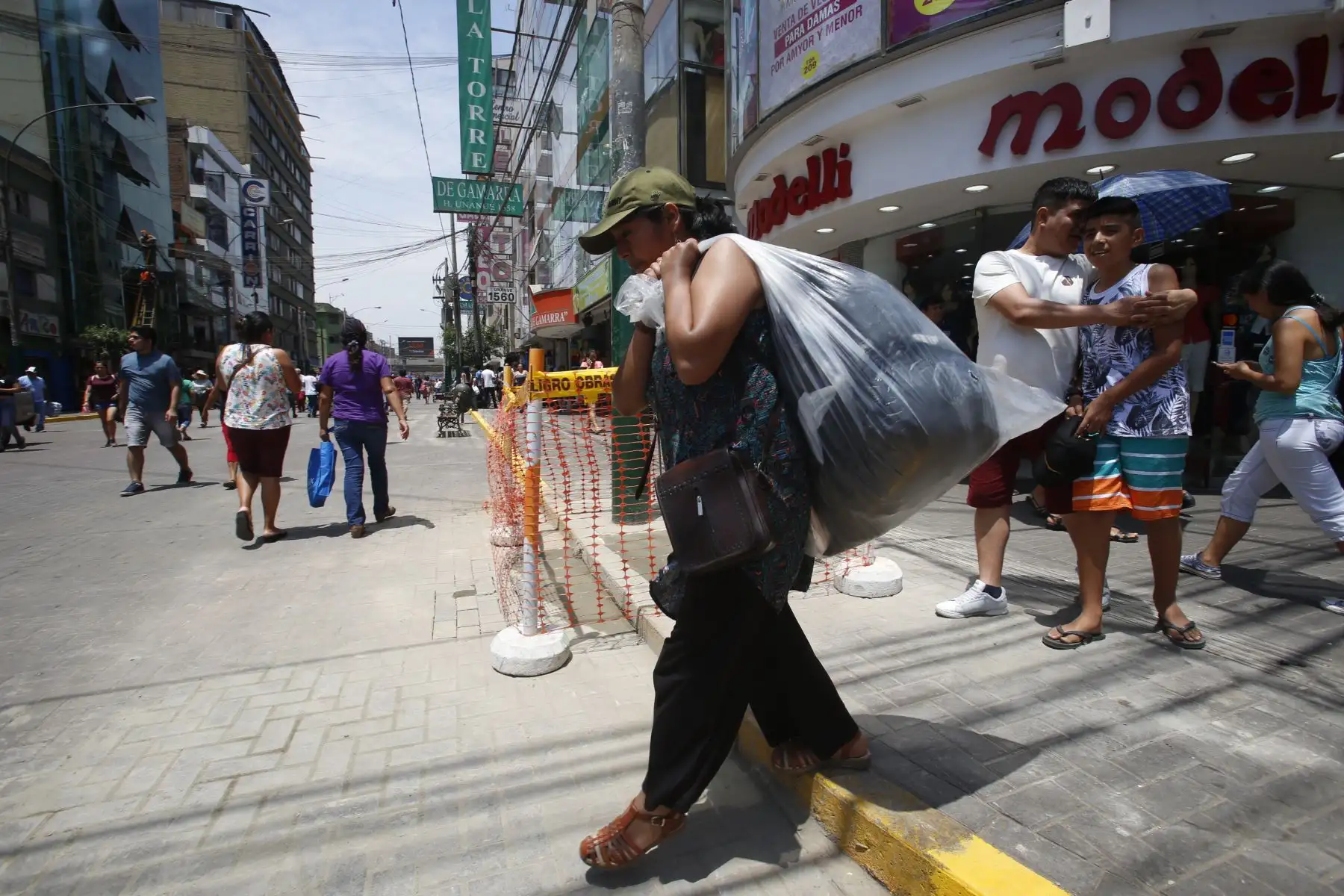 Emporio comercial de Gamarra abre nuevamente después del cumplimiento de cierre por 72 horas. Foto: ANDINA/Nathalie Sayago