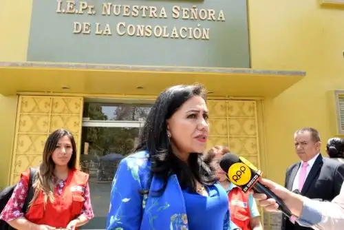 Ministra de la Mujer, Gloria Montenegro, exhorta a victimas de violencia y comunidad en general a presentar la denuncia inmediatamente. ANDINA/Difusión