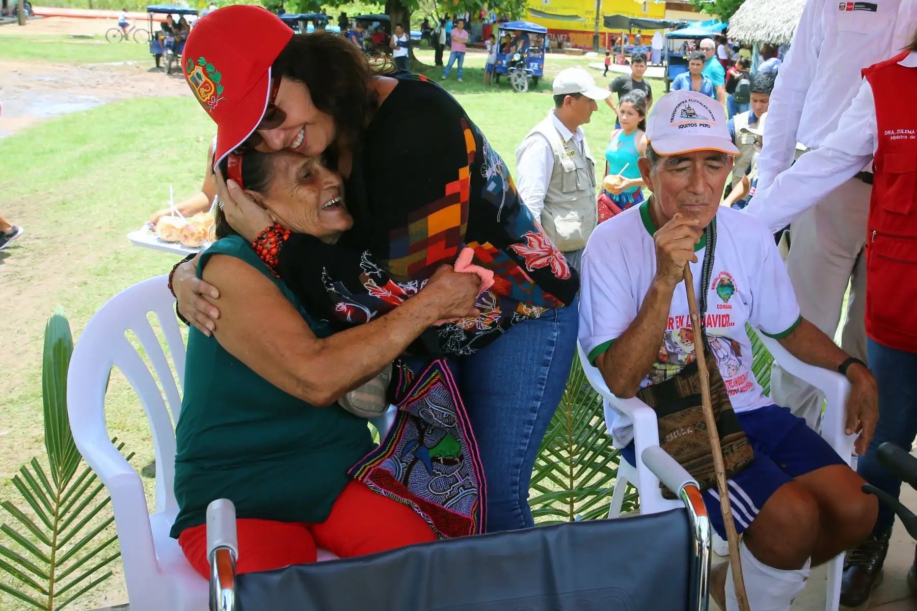 Primera dama  Maribel Díaz participa en acción cívica multisectorial en el distrito de Pampa Hermosa, Loreto.
Foto: ANDINA/Prensa Presidencia