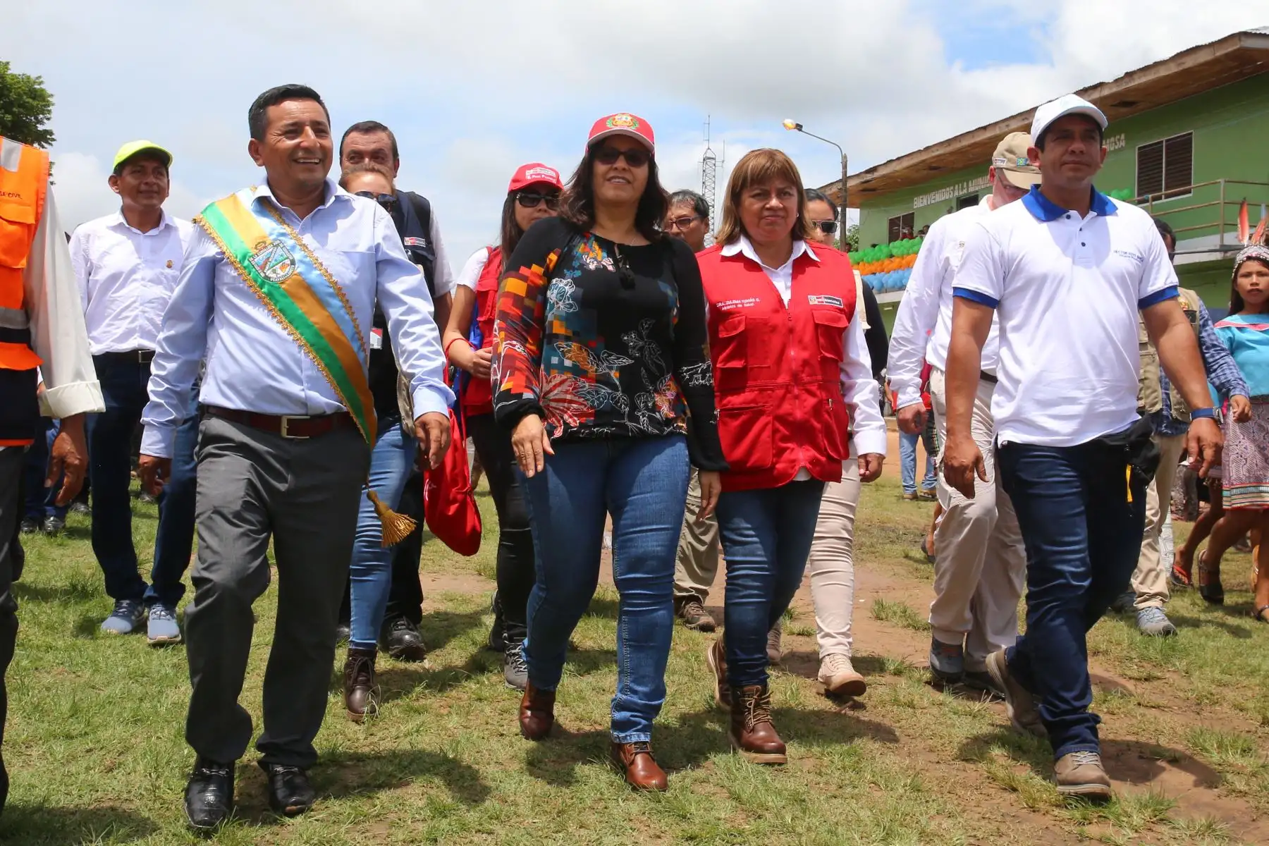 Primera dama  Maribel Díaz participa en acción cívica multisectorial en el distrito de Pampa Hermosa, Loreto.
Foto: ANDINA/Prensa Presidencia