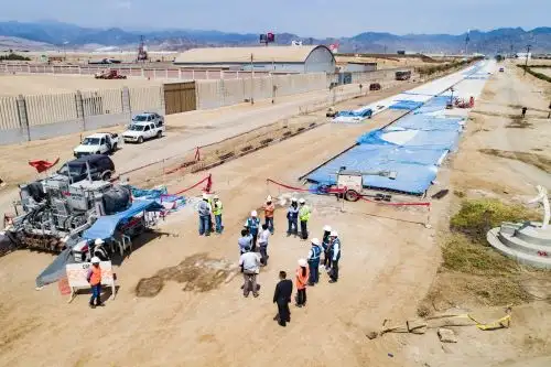 Lima 2019: obras en cuarto de tramo de antigua Panamericana Sur tiene 47% de avance. Foto: ANDINA/Difusión.
