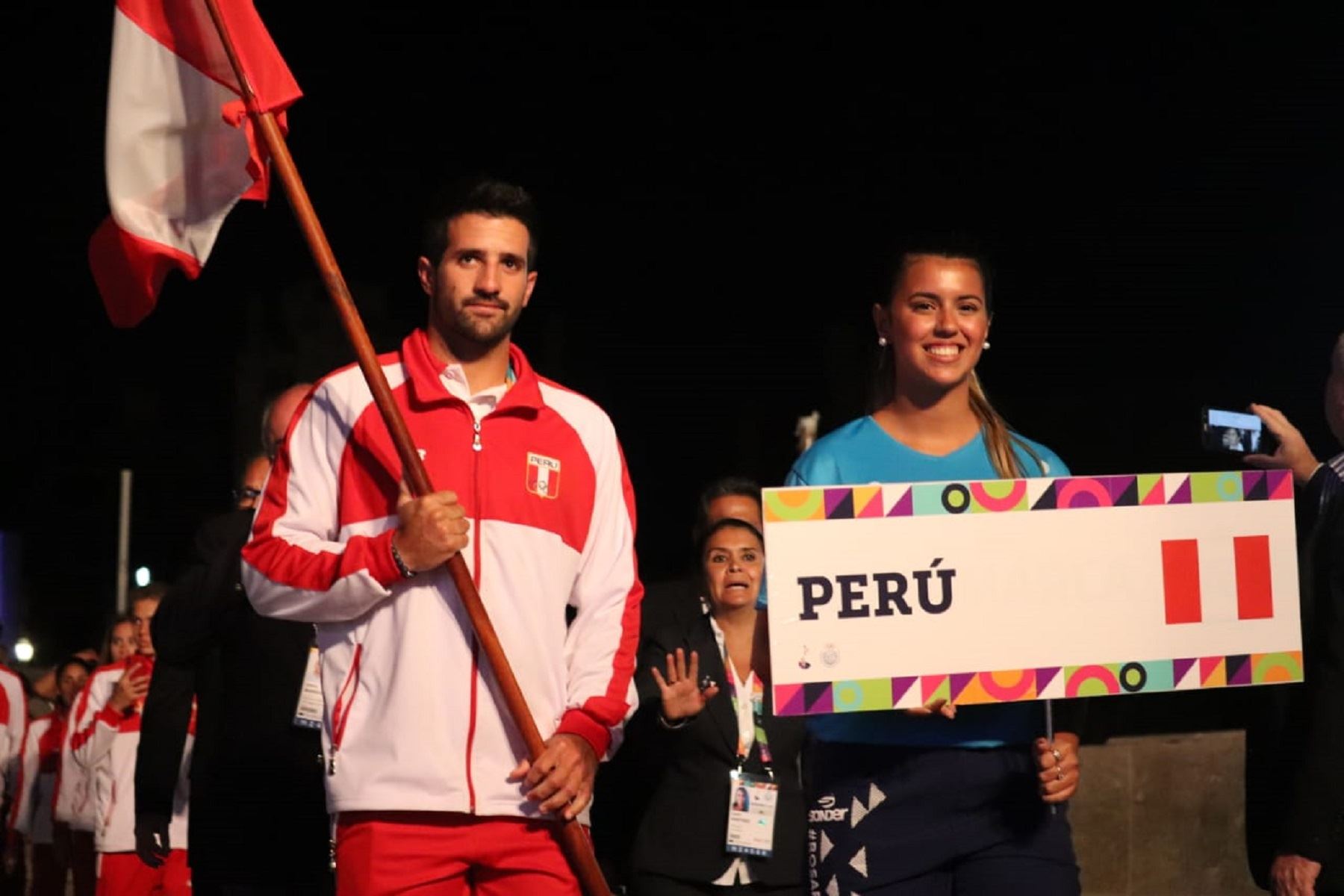 Perú en inauguración de los IV Juegos Suramericanos de Playa  Foto: Difusión