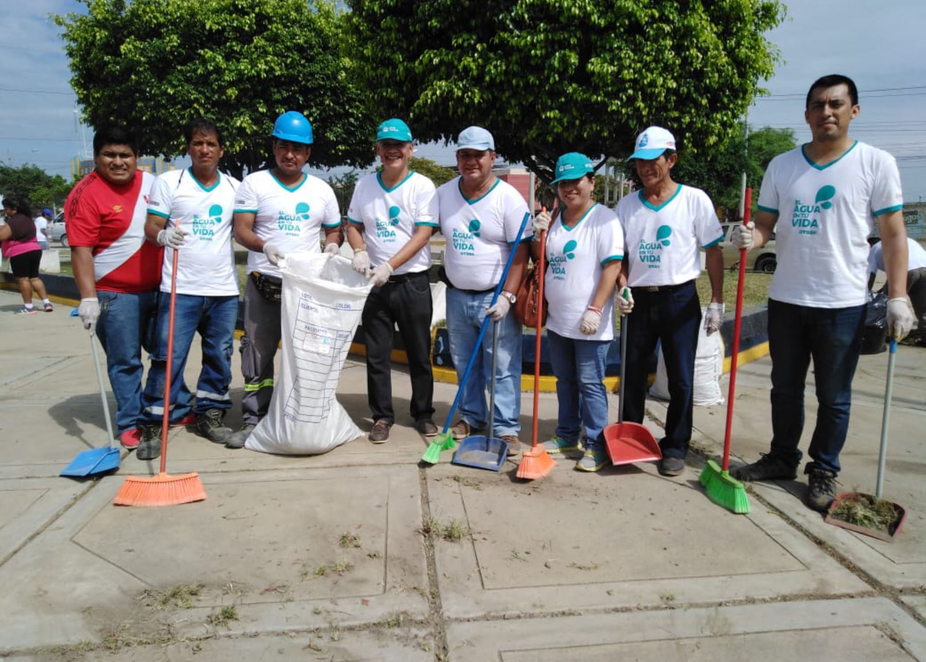 Impulsan campaña “El agua en tu vida”, que incluye limpieza de plazas,