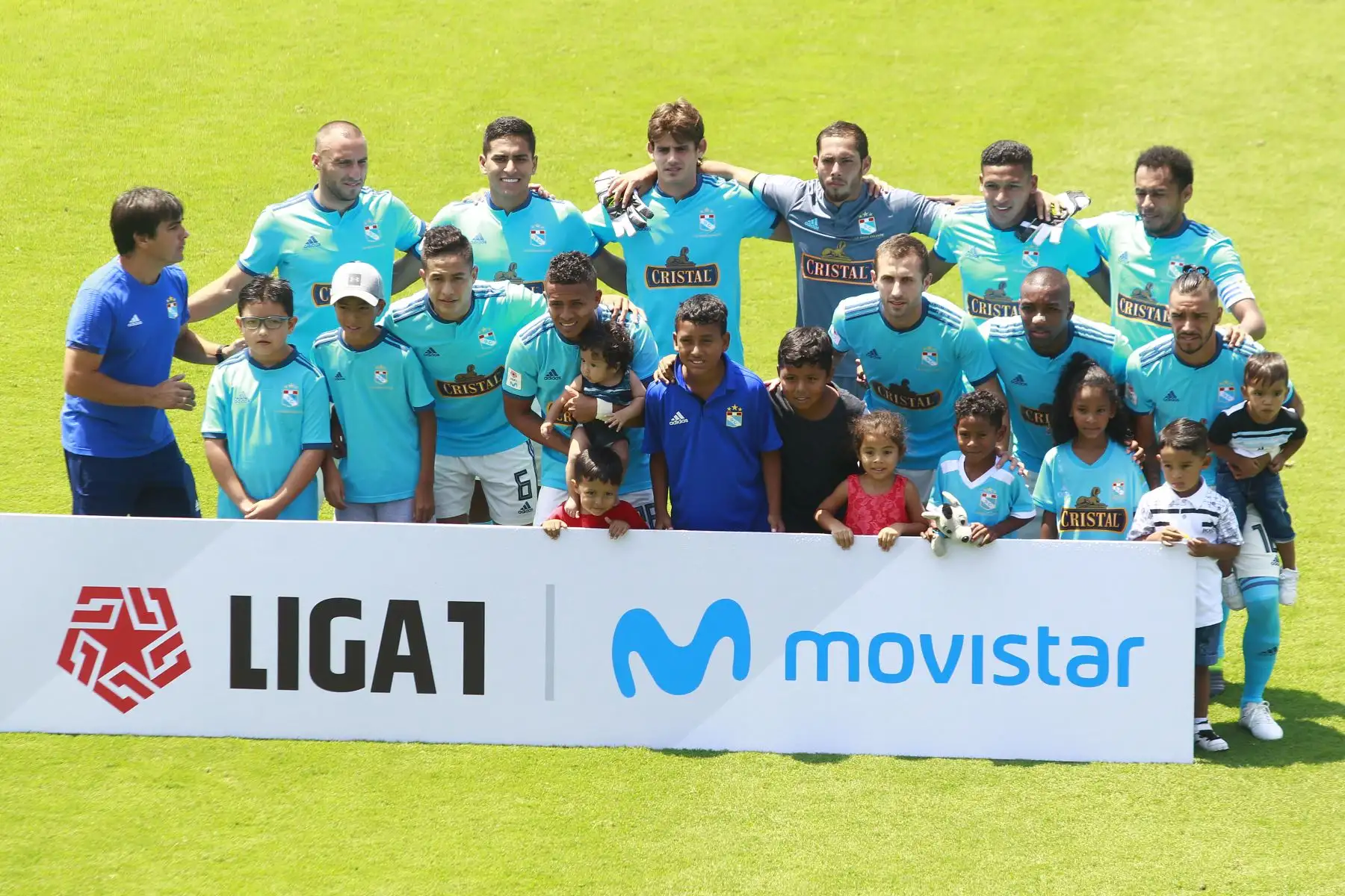 Equipo de Sporting Cristal para  el Torneo Apertura 2019.
Foto: ANDINA/Eddy Ramos