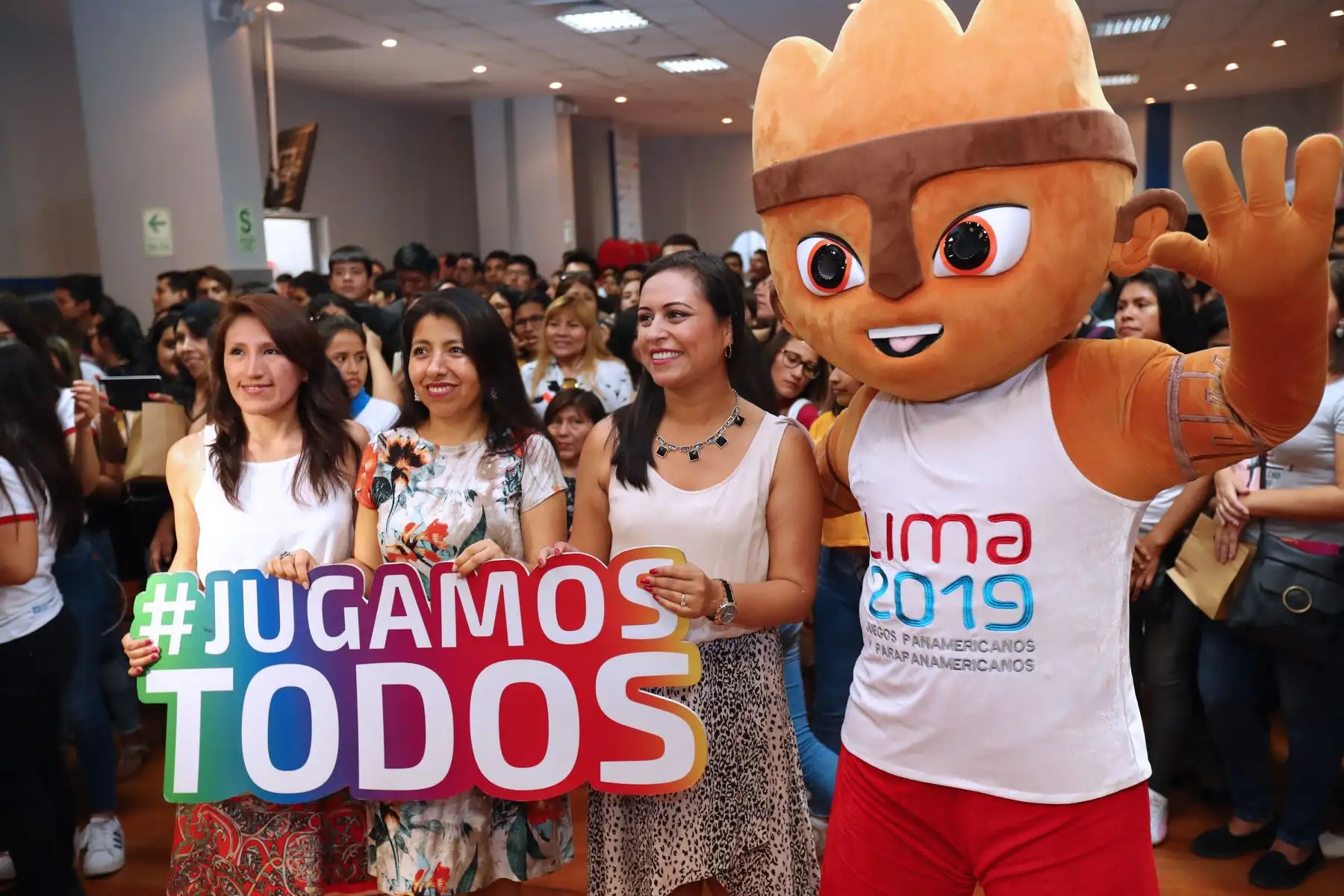 Lima 2019 cierra el proceso de capacitación general del programa de voluntariado. Foto: ANDINA/Norman Córdova