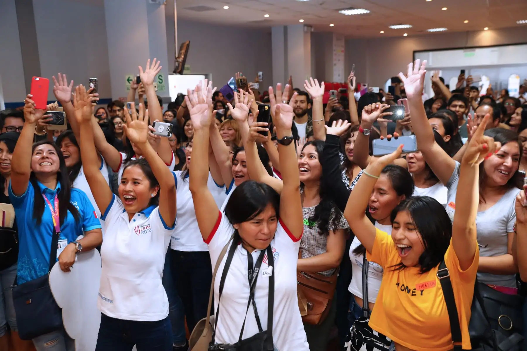 Con fiesta y presentaciones musicales de jóvenes culmina  el proceso de capacitación general del programa de voluntariado Lima 2019. Foto: ANDINA/Norman Córdova