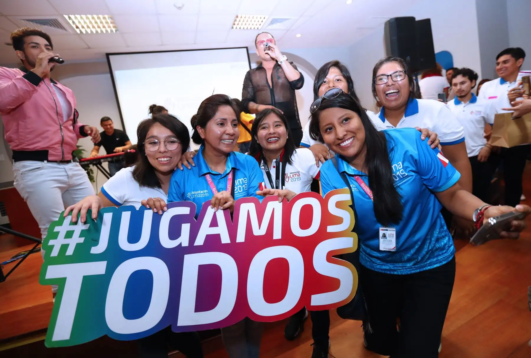Lima 2019 cierra el proceso de capacitación general del programa de voluntariado. Foto: ANDINA/Norman Córdova