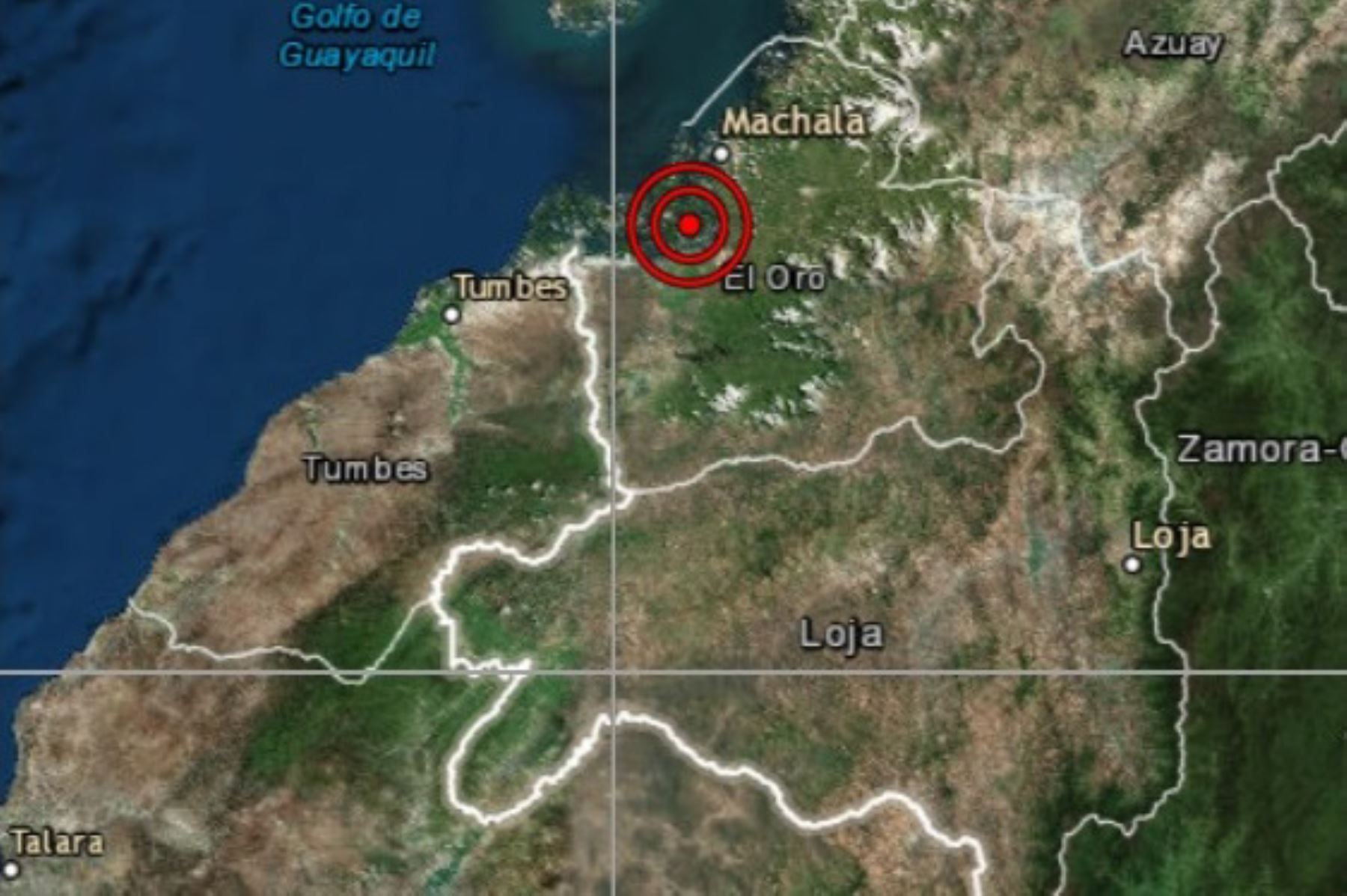 Sismo en Ecuador de magnitud 4.5 remeció Tumbes esta madrugada.