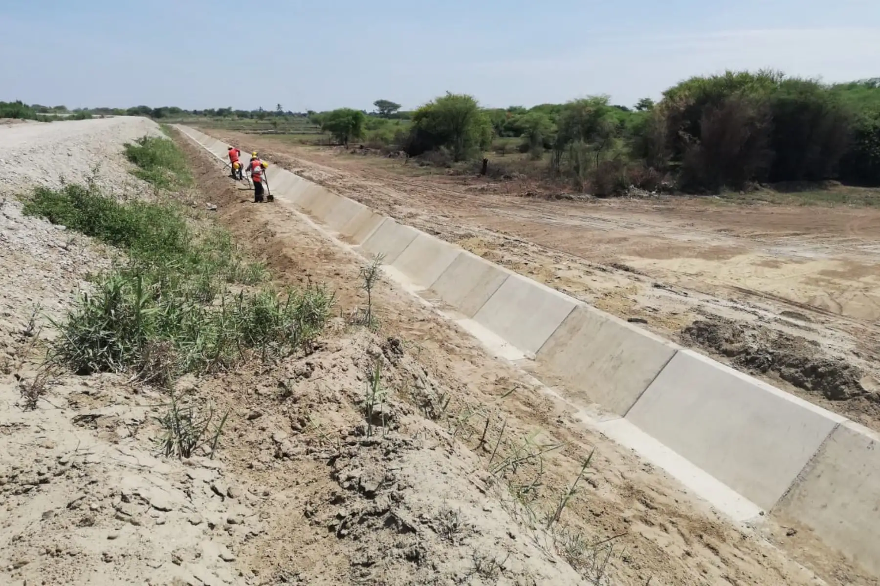 Ministerio de Agricultura y Riego supervisa avances en obras de infraestructura de riego en Piura. ANDINA/Difusión