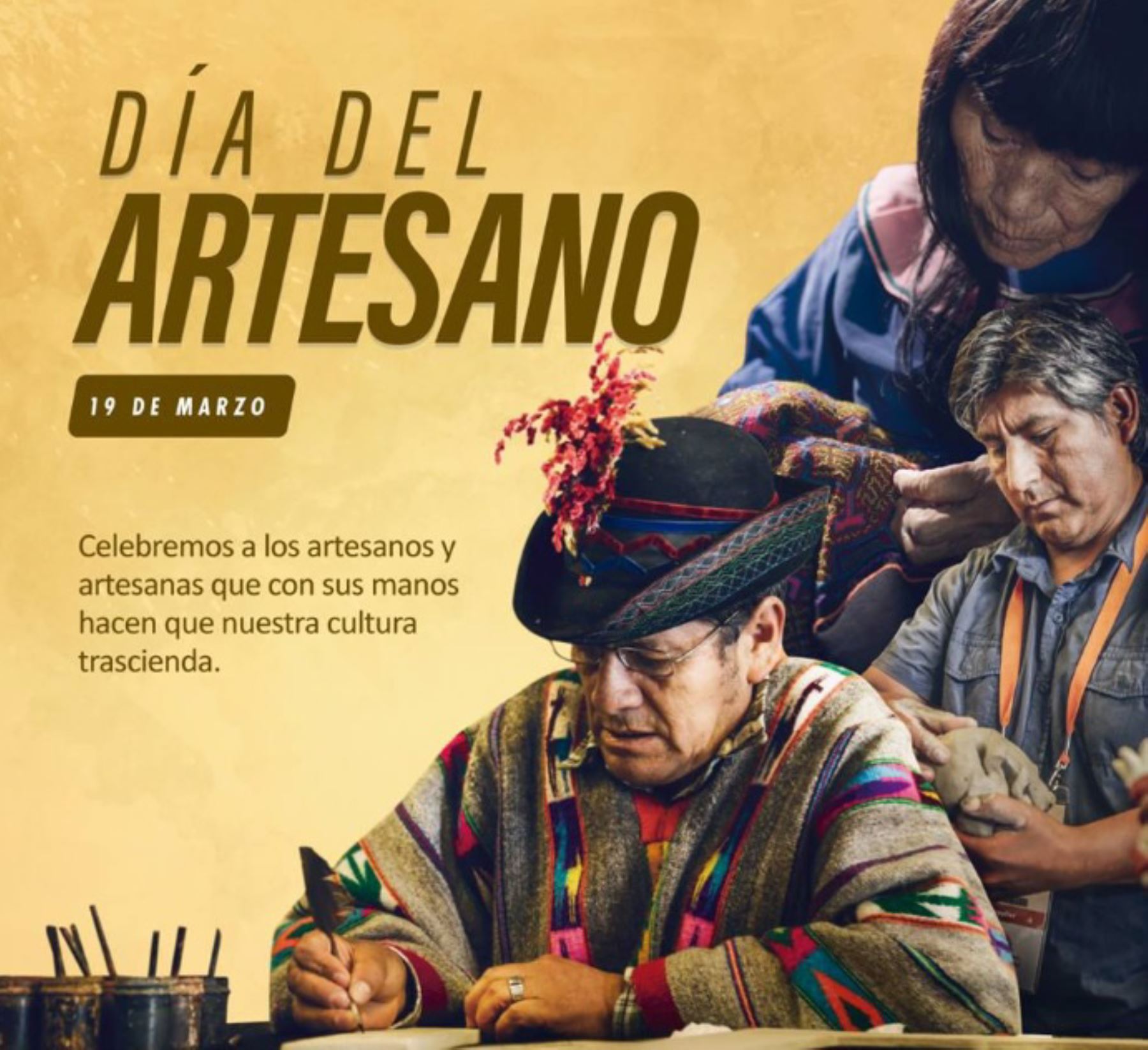 Hoy se celebra el Día del Artesano y cabe indicar que en el Perú existen 76,085 personas dedicadas a esta actividad inscritas en el Registro Nacional del Artesano (RNA) del Ministerio de Comercio Exterior y Turismo (Mincetur), de las cuales el 74% son mujeres.