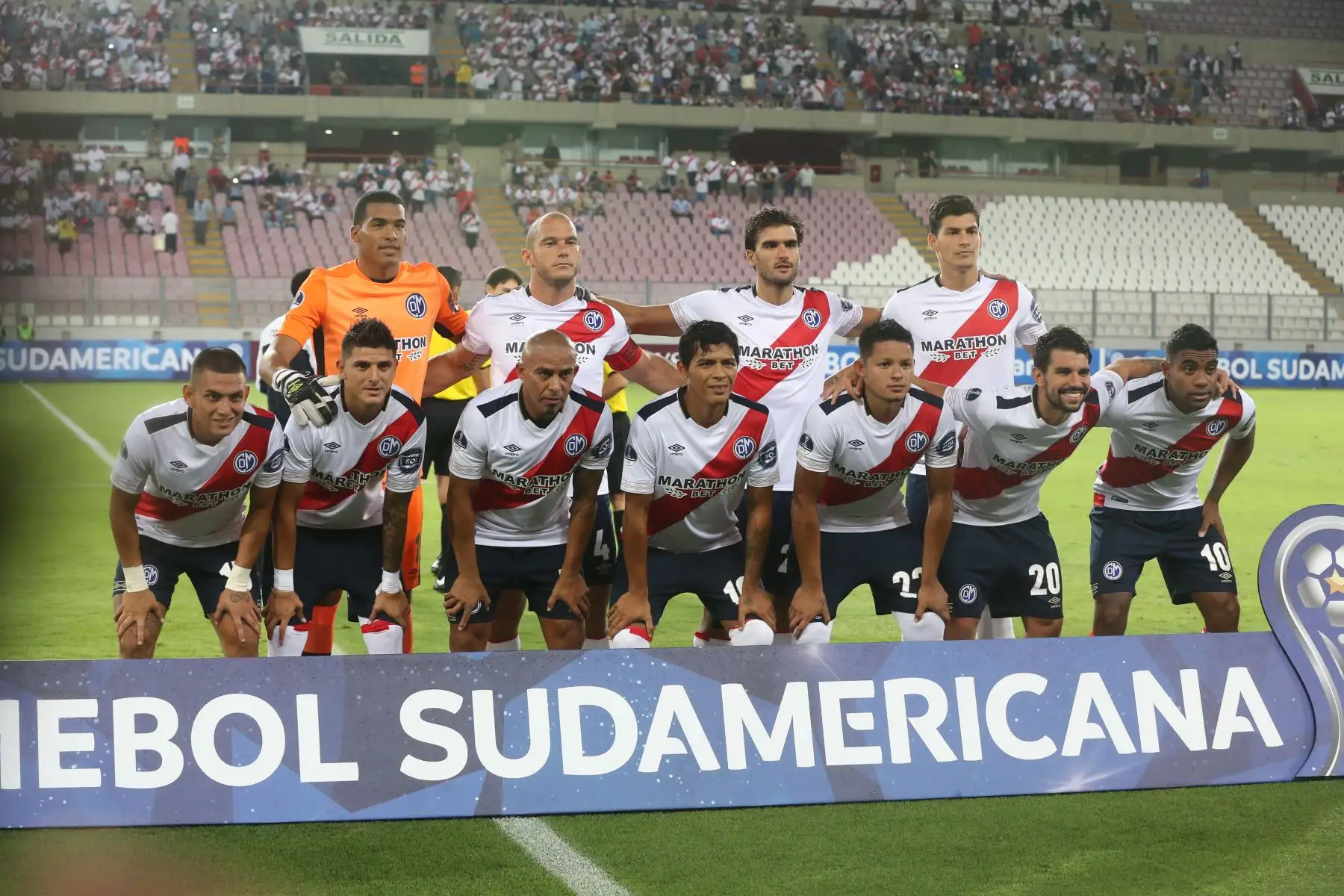 Deportivo Municipal perdió 3-0 frente al Atlético Colón de Santa Fe,en el  partido de ida por la primera fase de la Copa Sudamericana 2019, en el estadio nacional.Foto.ANDINA/ Jhony Laurente