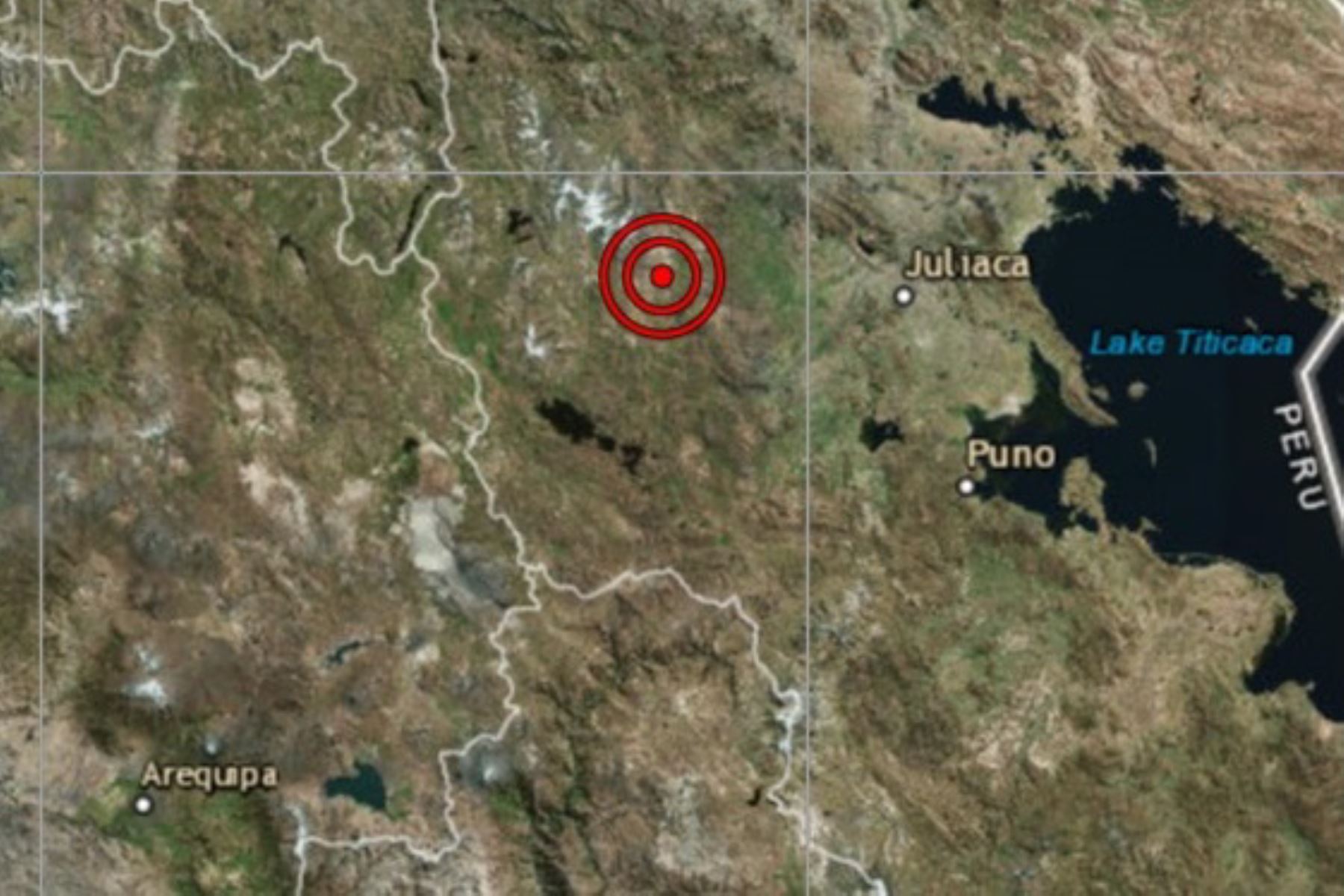 Sismo de magnitud 4.6 sacudió la región Puno esta madrugada.