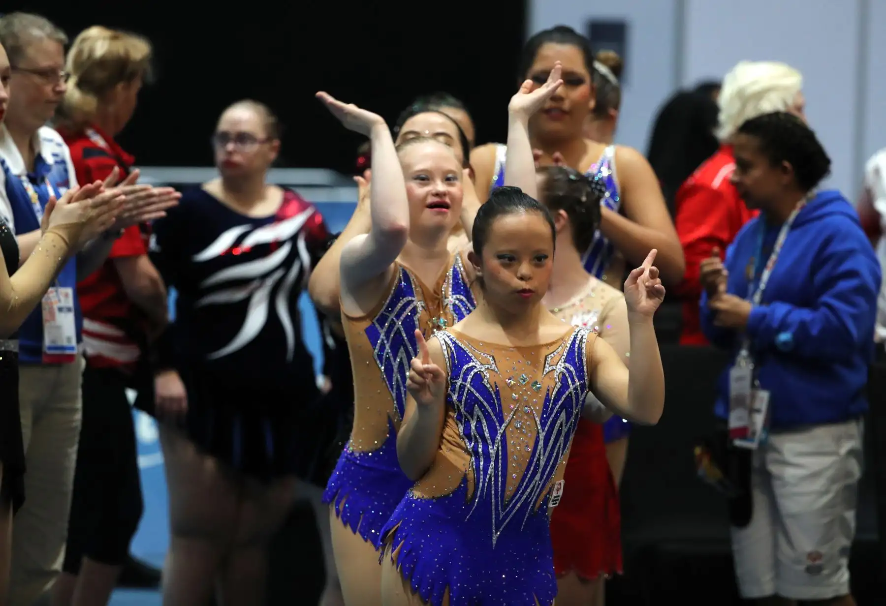Juegos Mundiales de Olimpiadas Especiales en Emiratos Árabes Unidos. Foto: AFP