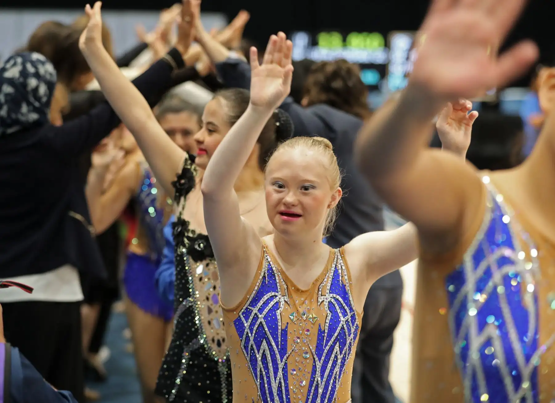 Juegos Mundiales de Olimpiadas Especiales en Emiratos Árabes Unidos. Foto: AFP