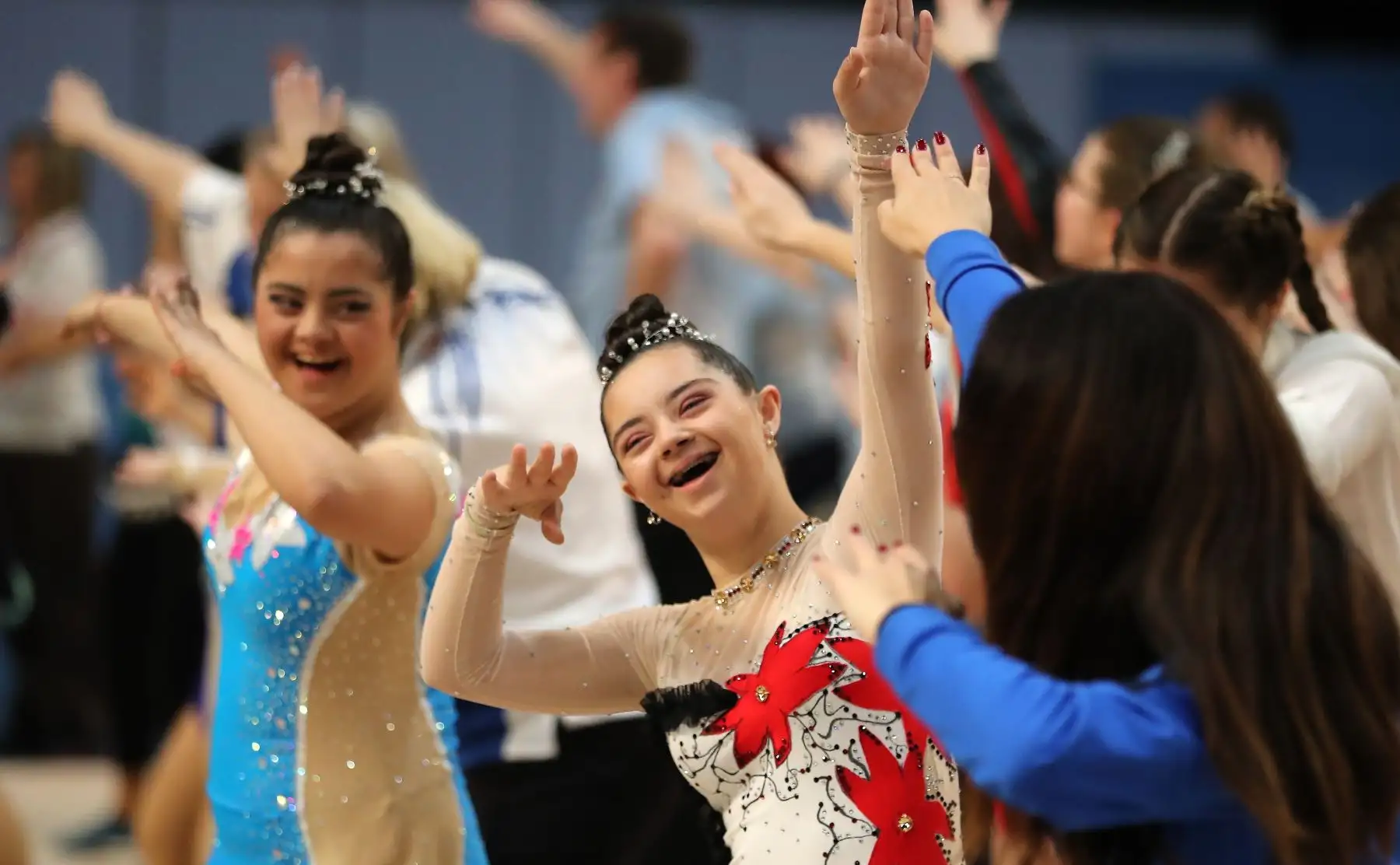 Juegos Mundiales de Olimpiadas Especiales en Emiratos Árabes Unidos. Foto: AFP