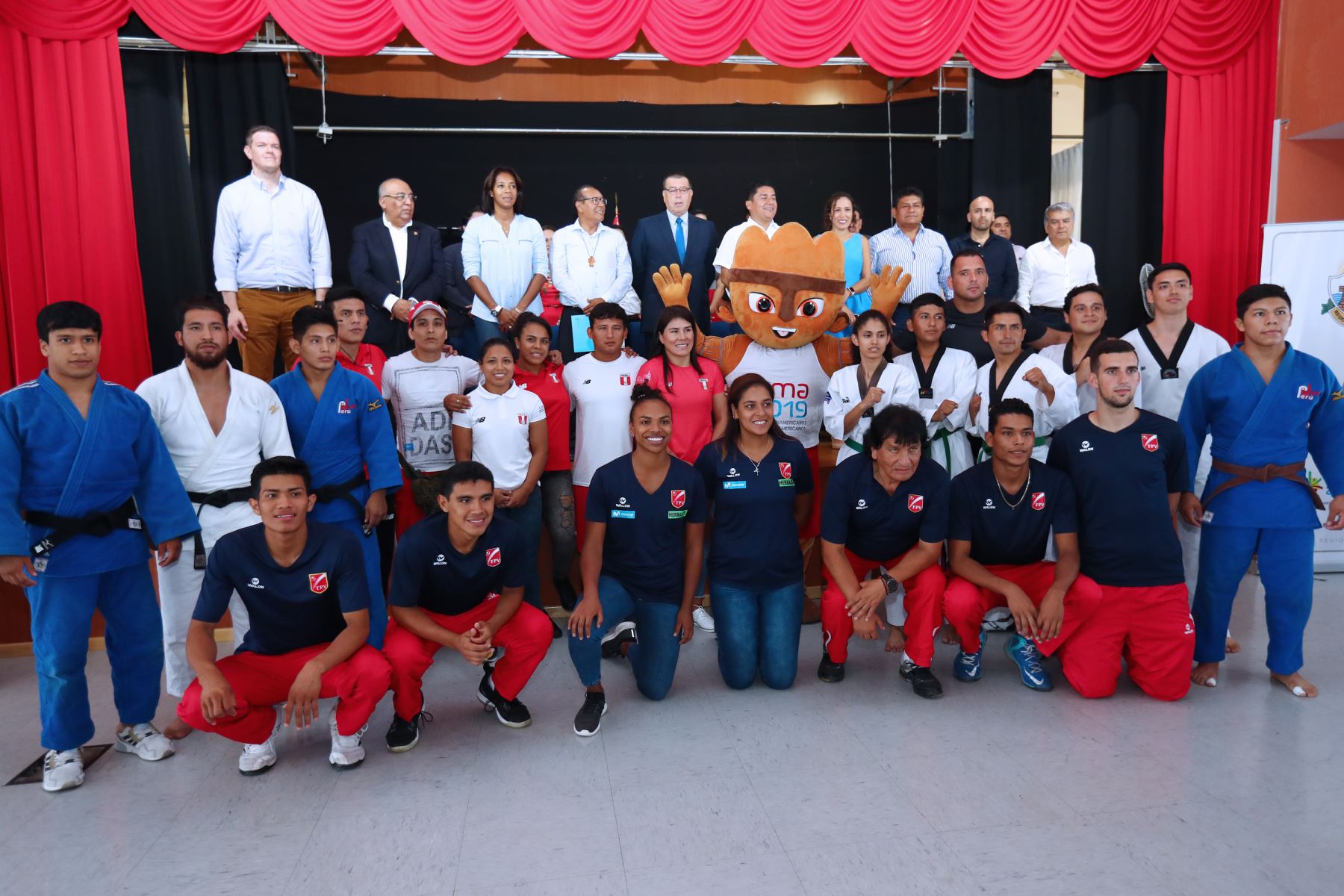 Ceremonia de iniciativa que tiene por finalidad promover la importancia del deporte en el Primer Puerto del Callao ANDINA/Norman Córdova