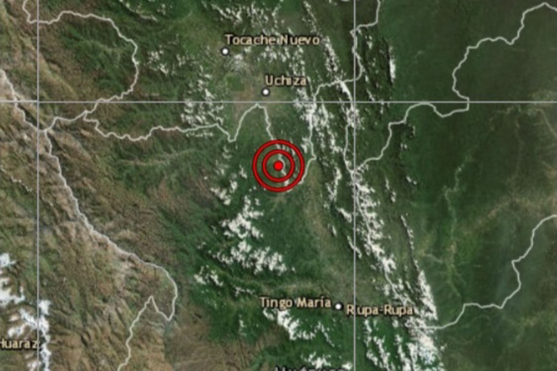 Sismo de magnitud 4.0 afectó el distrito de Uchiza, al sur de la región San Martín.