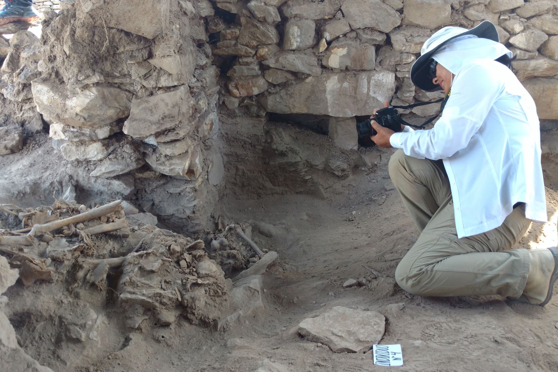 En abril se inicia nueva etapa de investigación arqueológica en complejo arqueológico Wari. Foto Cortesía: José Ochatoma