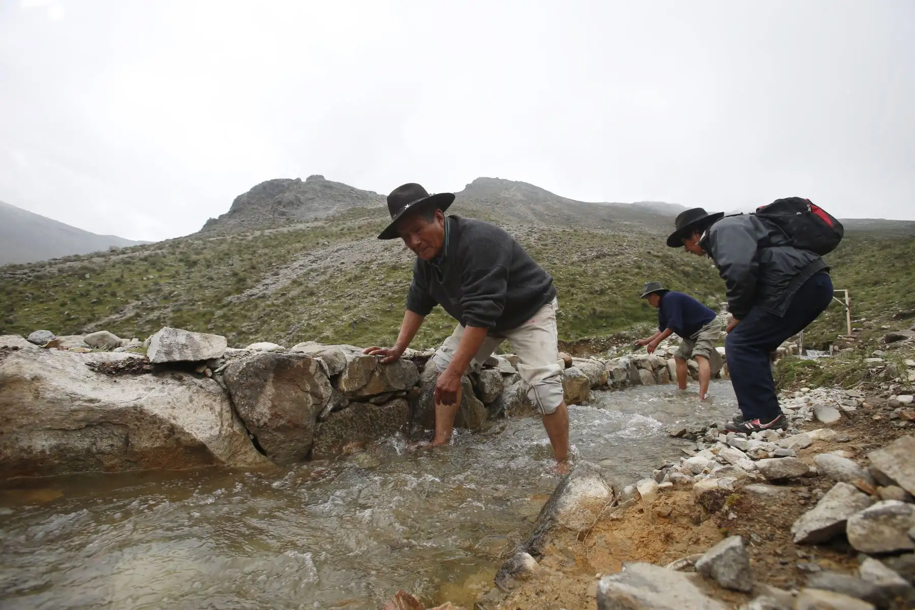 Experiencias de manejo de fuentes de agua en microcuencas de San Pedro de Casta en la Provincia de Huarochiri.Foto: ANDINA/Nathalie Sayago