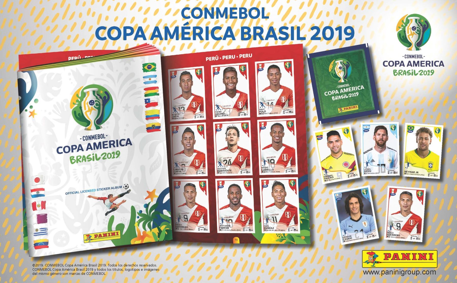 Álbum Panini Copa América 2019 Cortesía