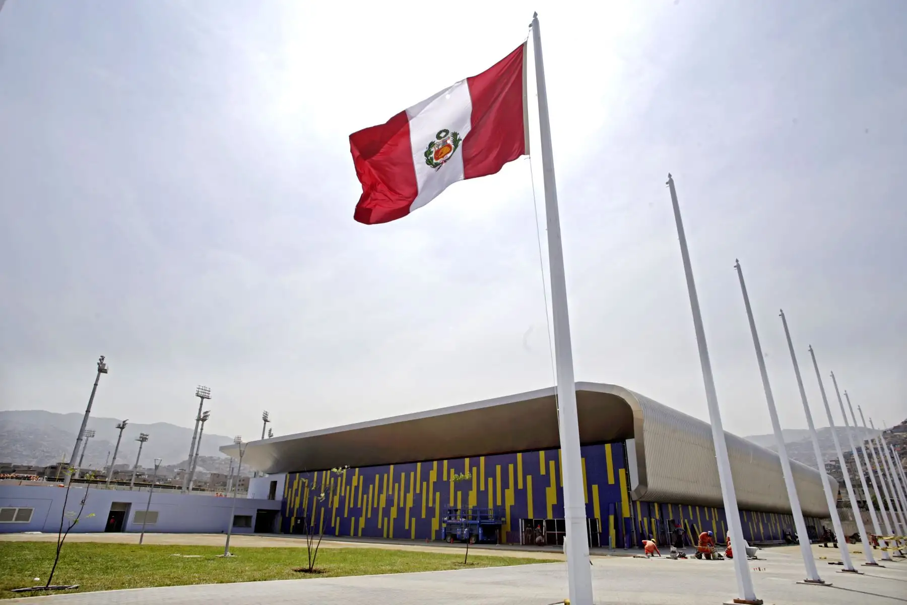 Avance de obras de Lima 2019 en el Complejo Villa María del Triunfo.
Foto: ANDINA/Difusión