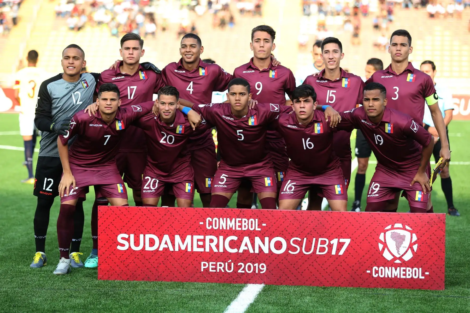 Partido entre Ecuador vs Venezuela, del Grupo A del Campeonato Sudamericano Sub 17, en el estadio de la UNMSM. Foto: ANDINA/ Jhony Laurente